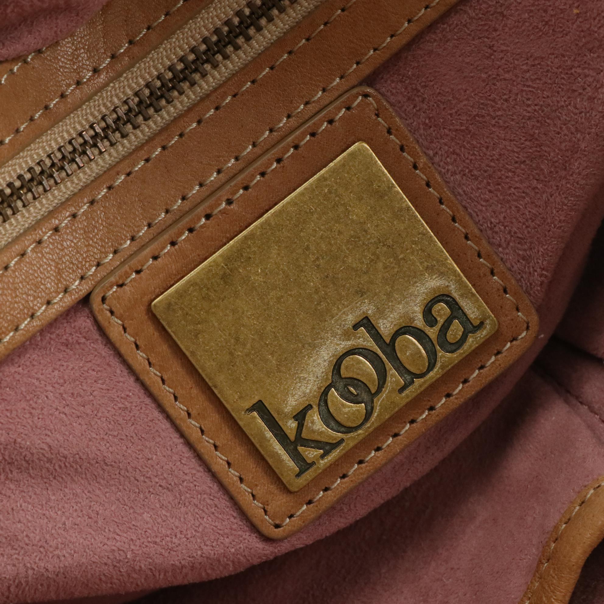 Kooba Jillian and Paige Shoulder Bags in Distressed Leather