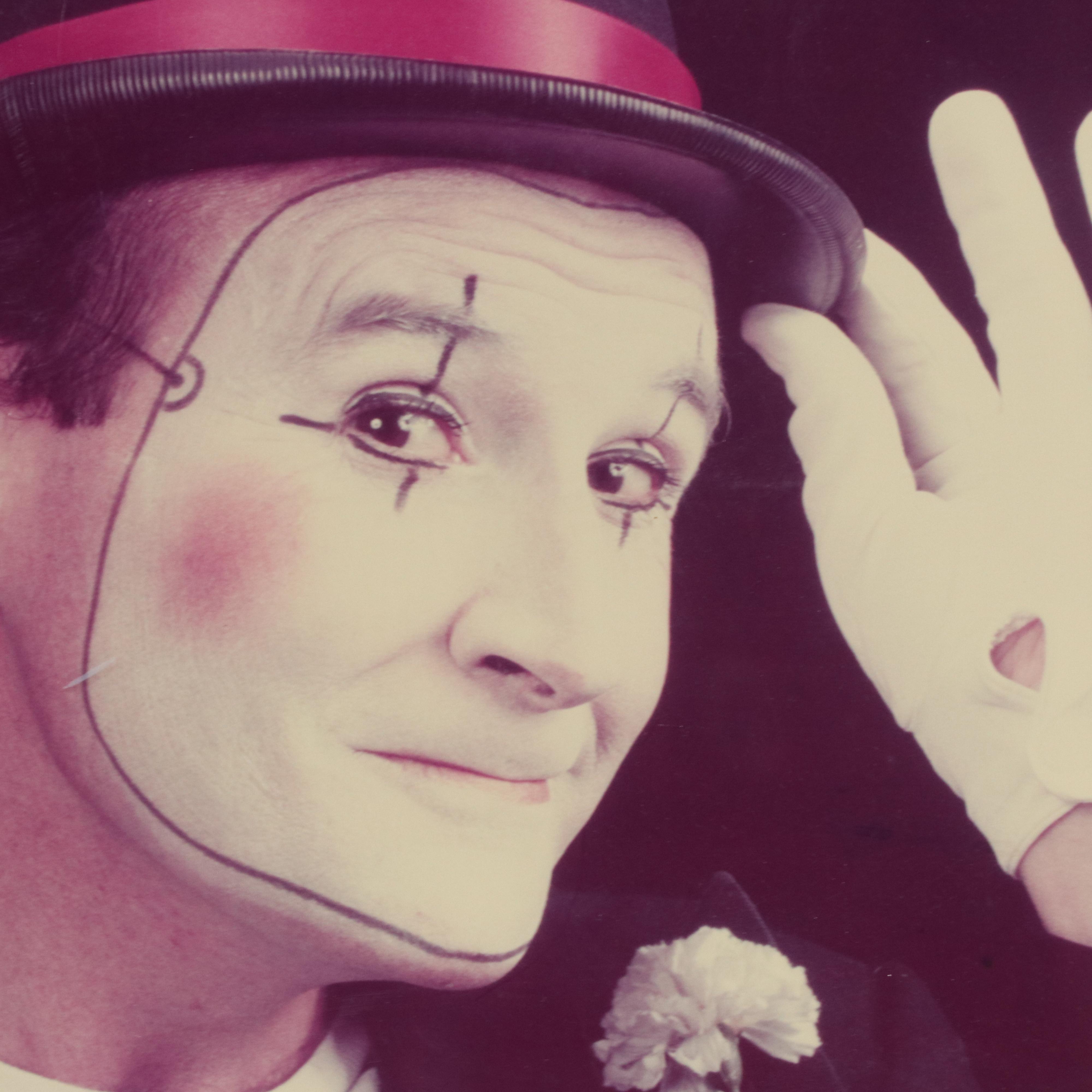 Color Photographic Print of a Mime