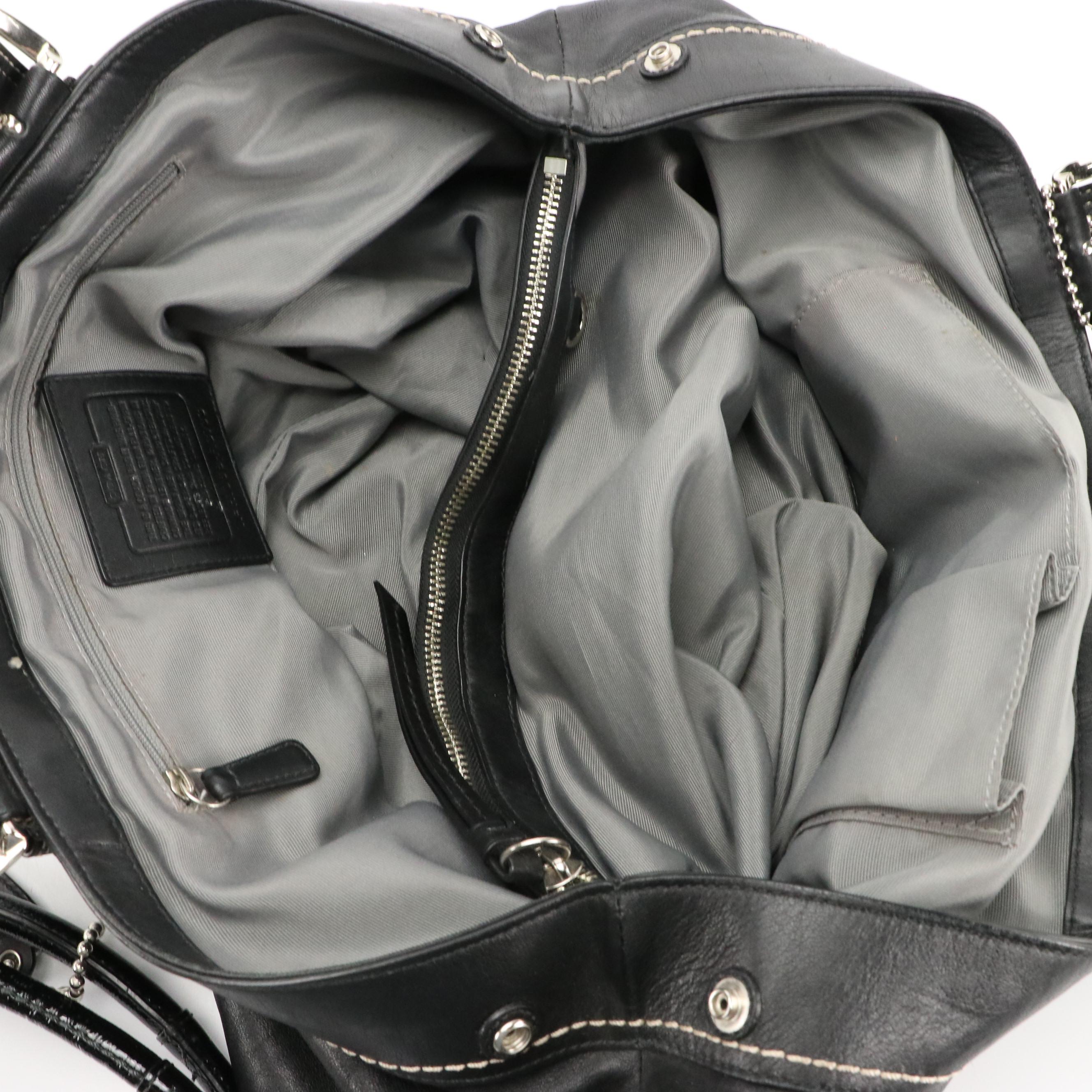 Coach Bleeker Signature Canvas Shoulder Tote & Soho Pleated Leather Shoulder Bag