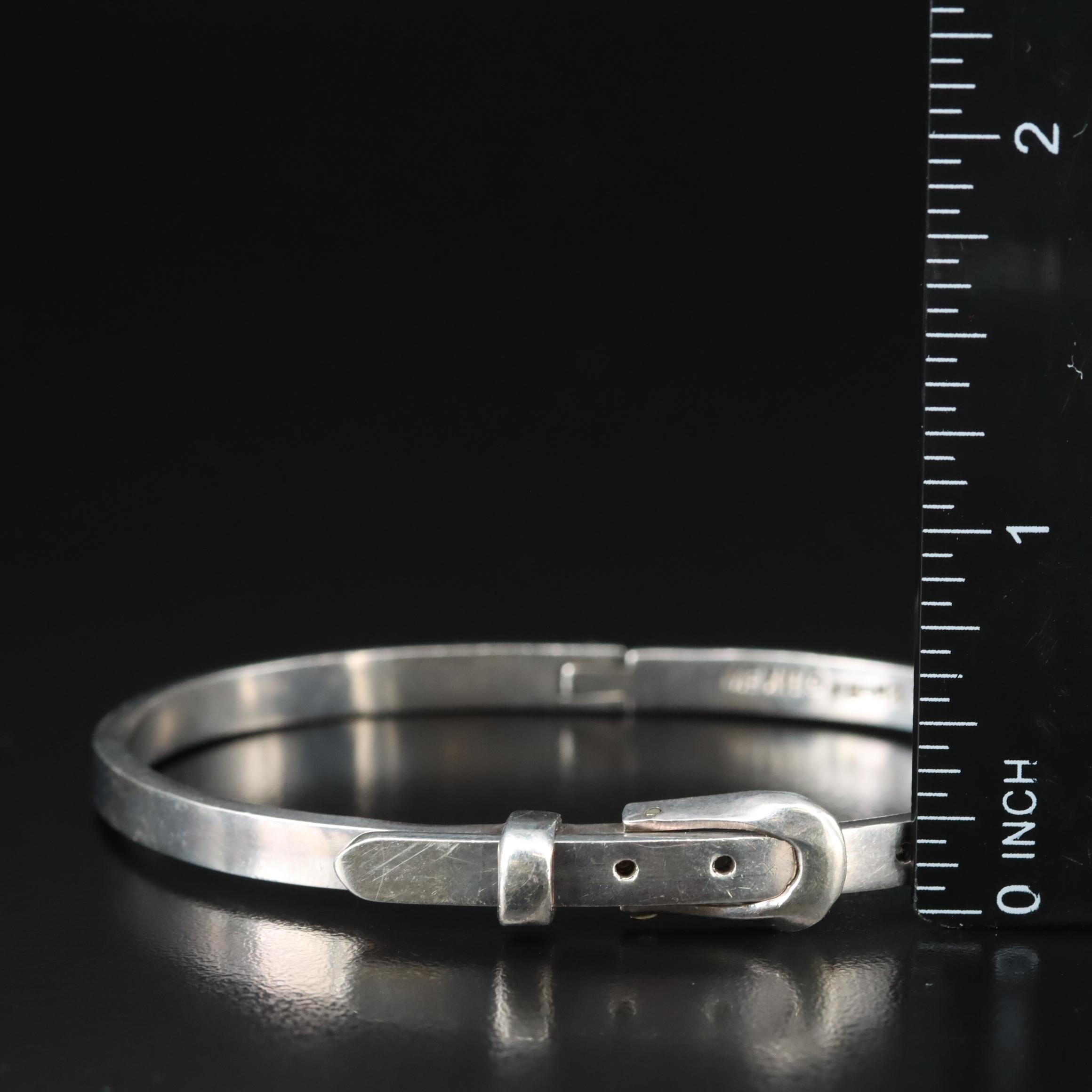 Necklaces and Bracelets Featuring Mexican Sterling Buckle Bracelet