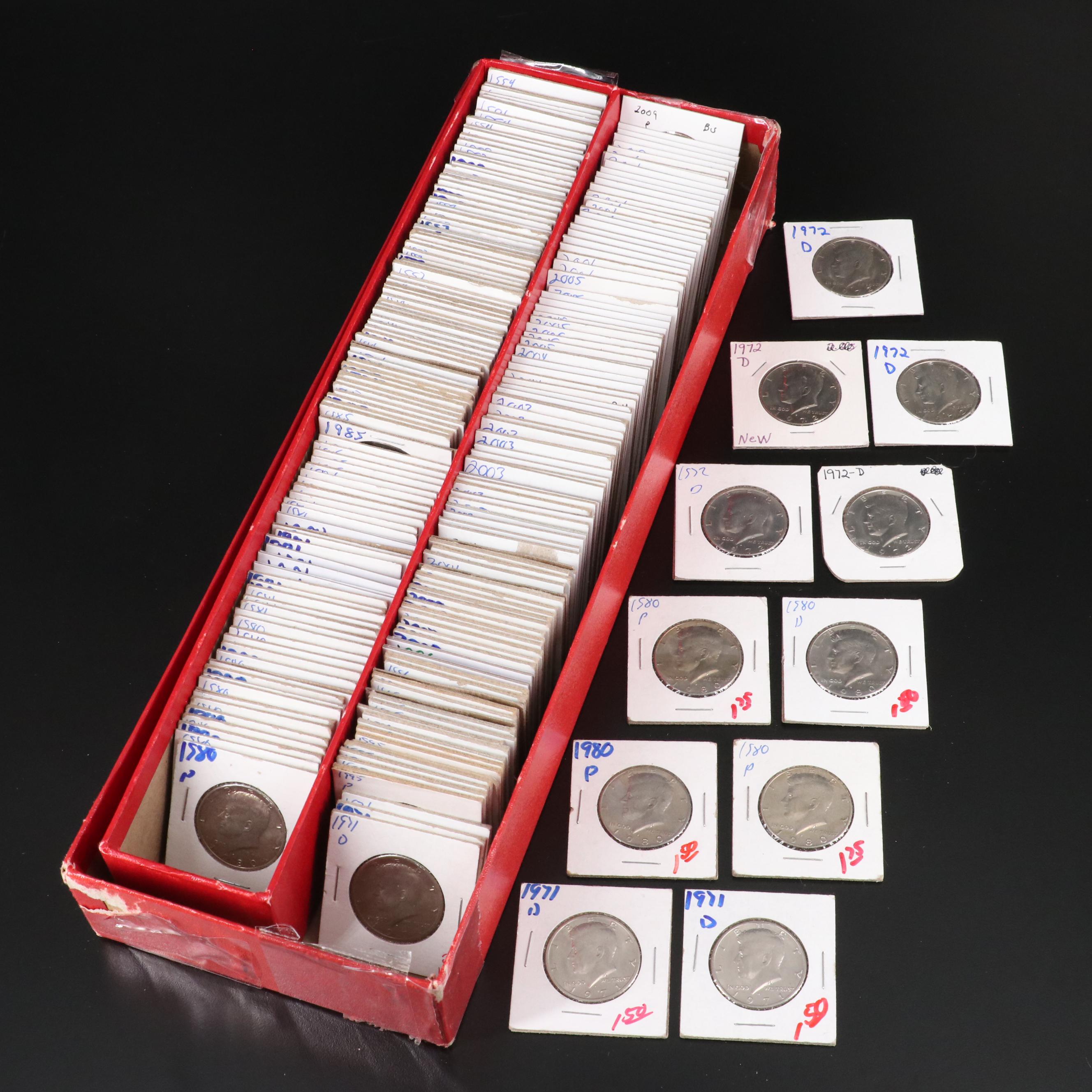 215 Uncirculated Kennedy Half Dollars