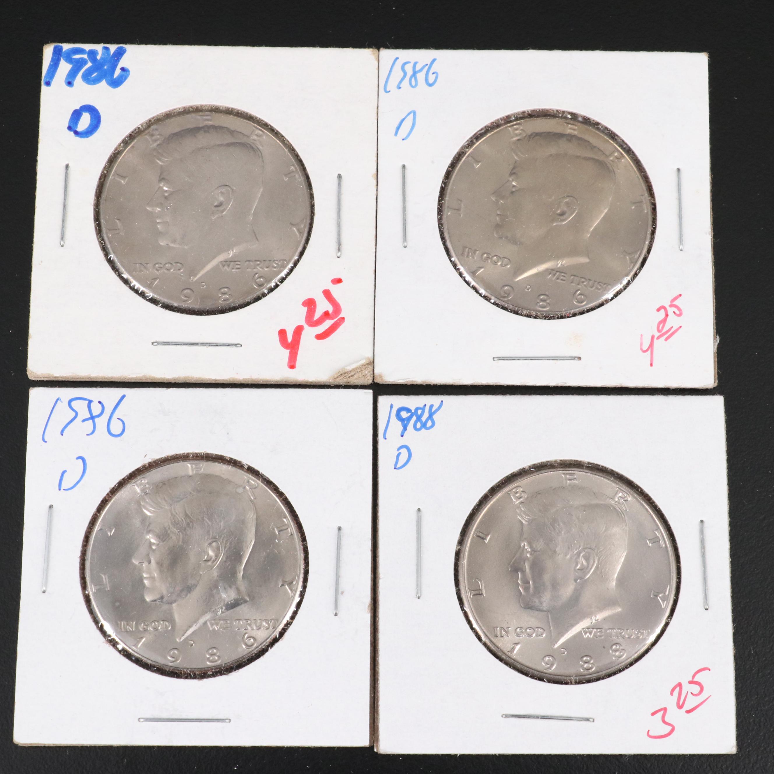 215 Uncirculated Kennedy Half Dollars