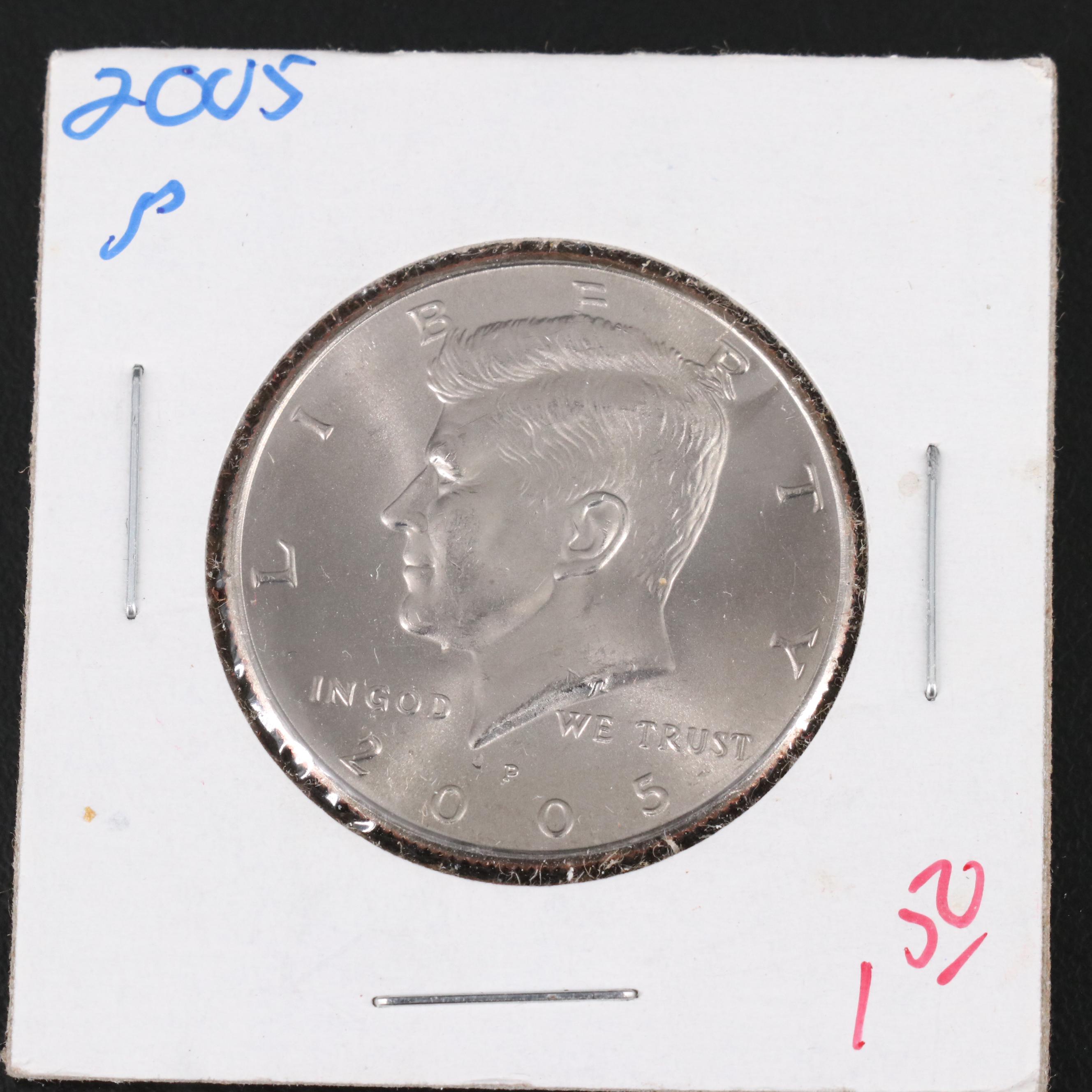 215 Uncirculated Kennedy Half Dollars