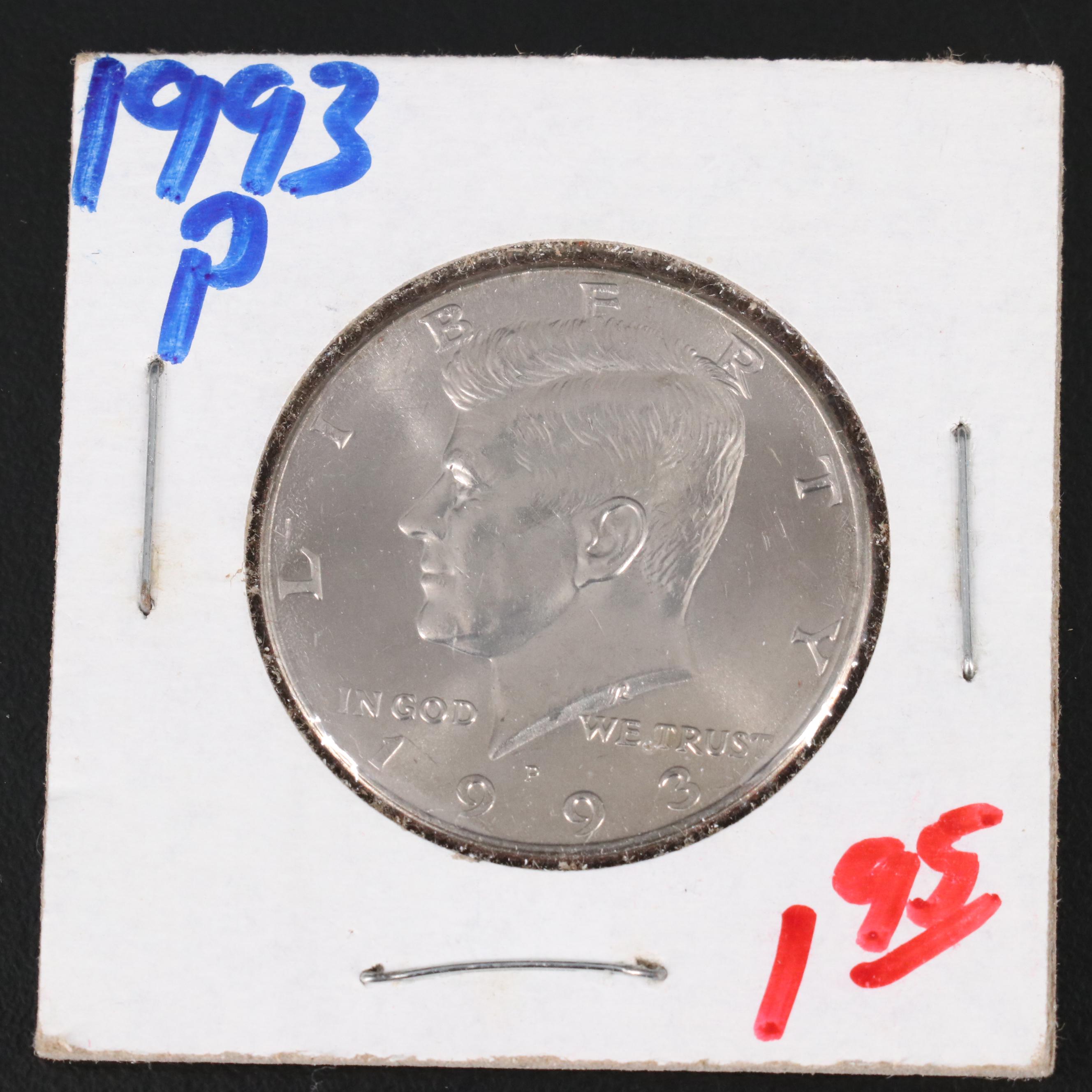 215 Uncirculated Kennedy Half Dollars