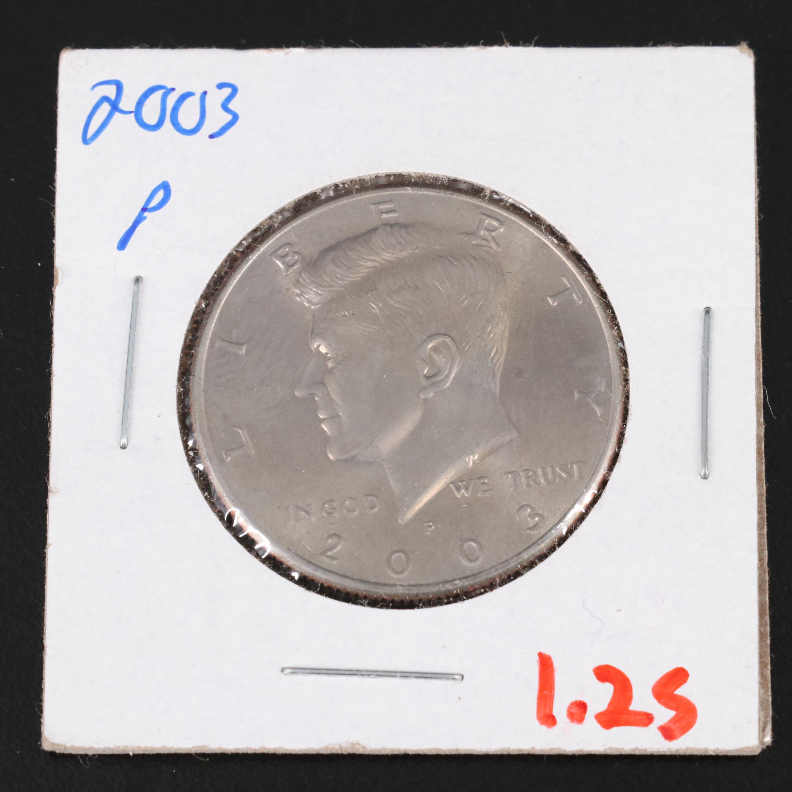 215 Uncirculated Kennedy Half Dollars