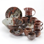 Betty Talbott Stoneware Drinkware, Plate, Bowls, and Other Studio Art Pottery