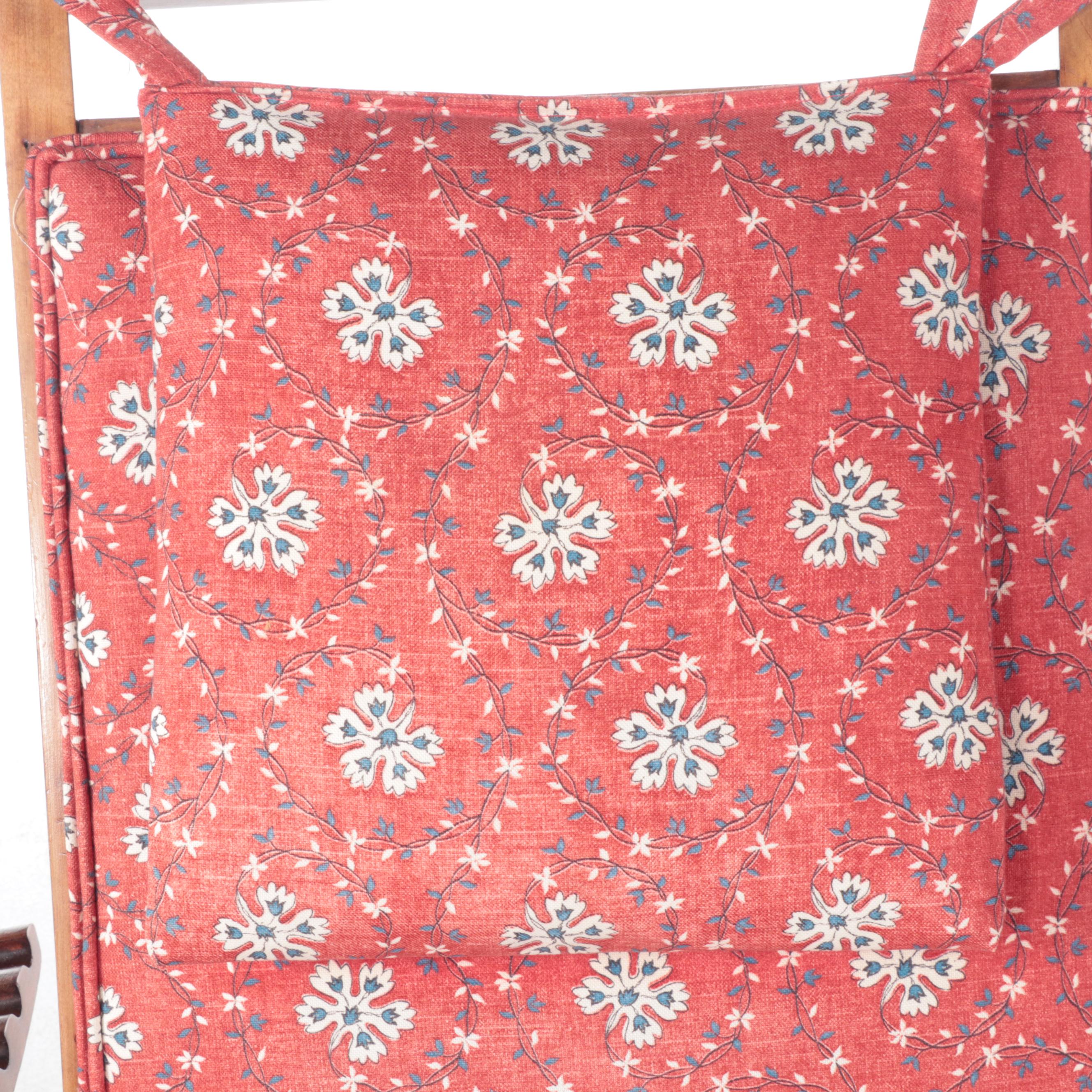 American Colonial Revival Maple Morris Chair, Early 20th Century