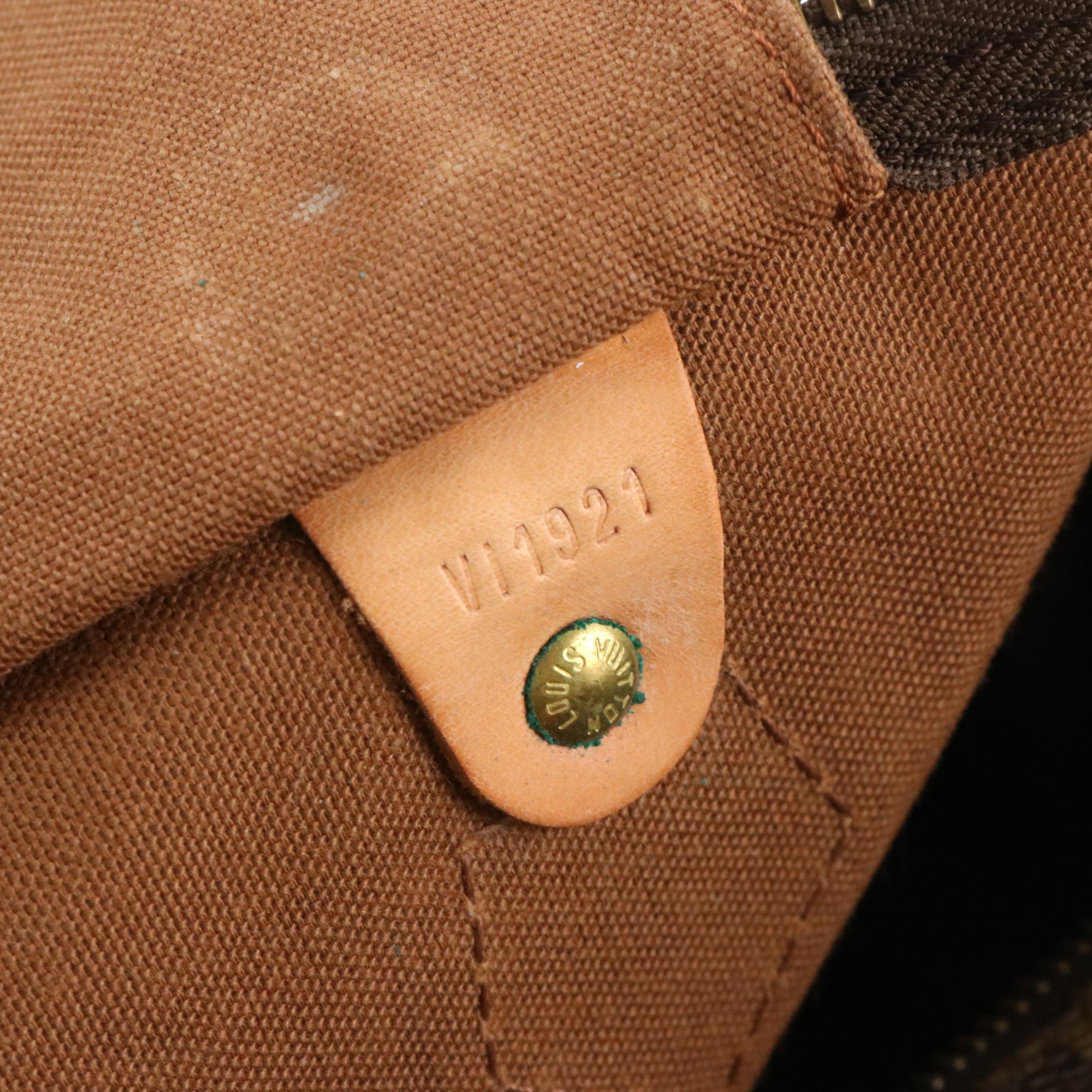 Louis Vuitton Speedy 30 Monogram Coated Canvas and Leather Handbag