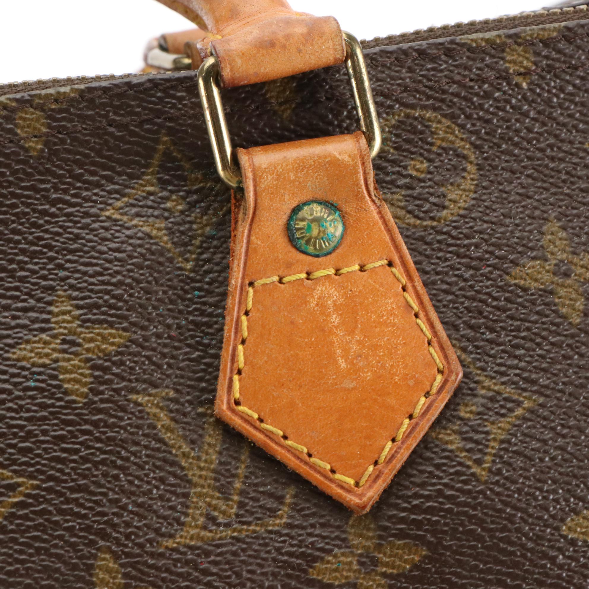 Louis Vuitton Speedy 30 Monogram Coated Canvas and Leather Handbag