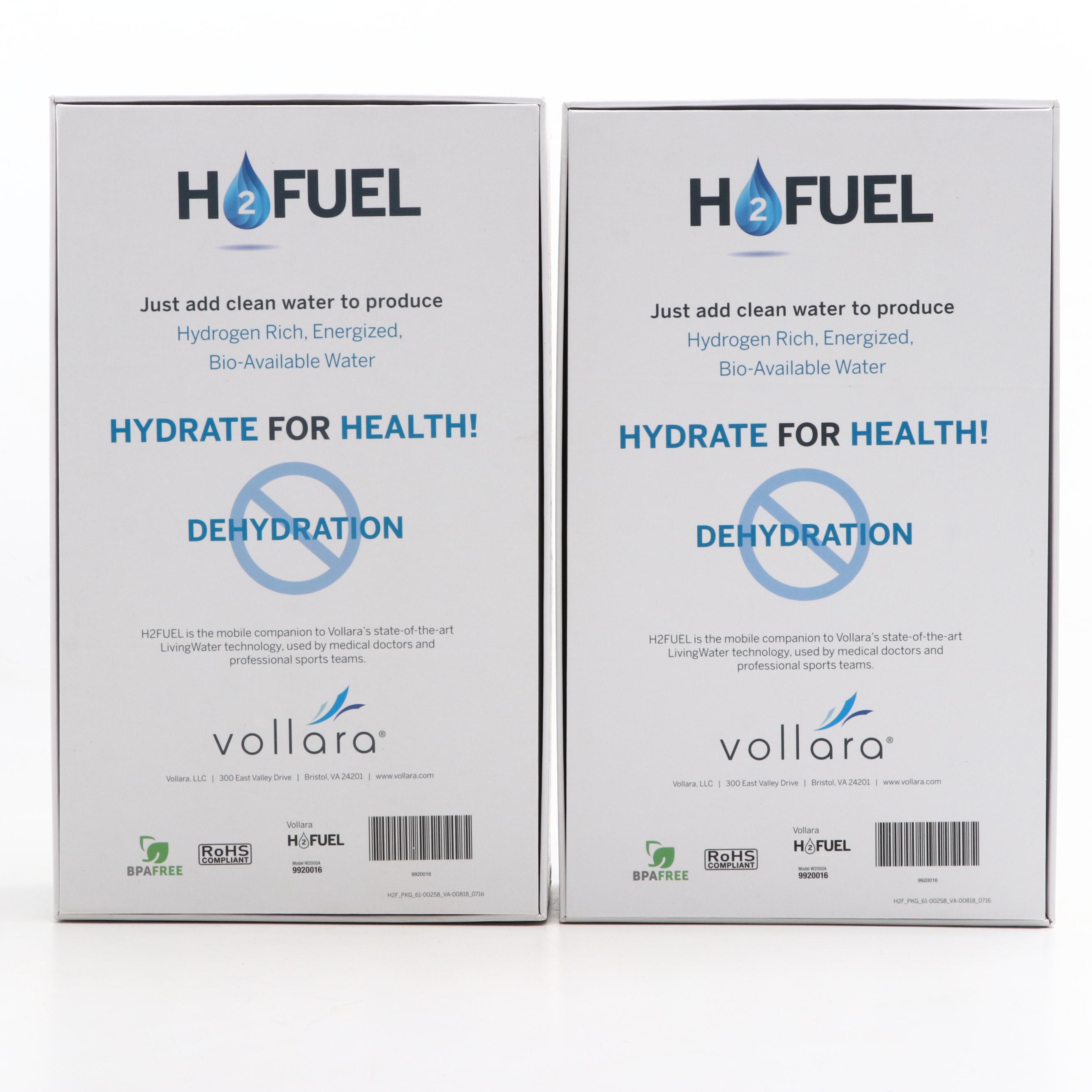 Vollara H2Fuel Water Ionizer Bottles