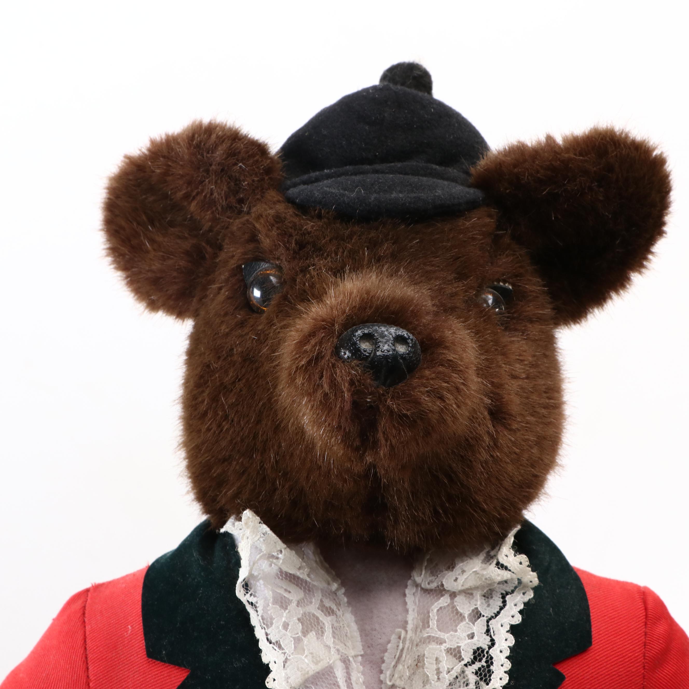 Stuffed Mr. & Mrs. Fox Hunting Figures