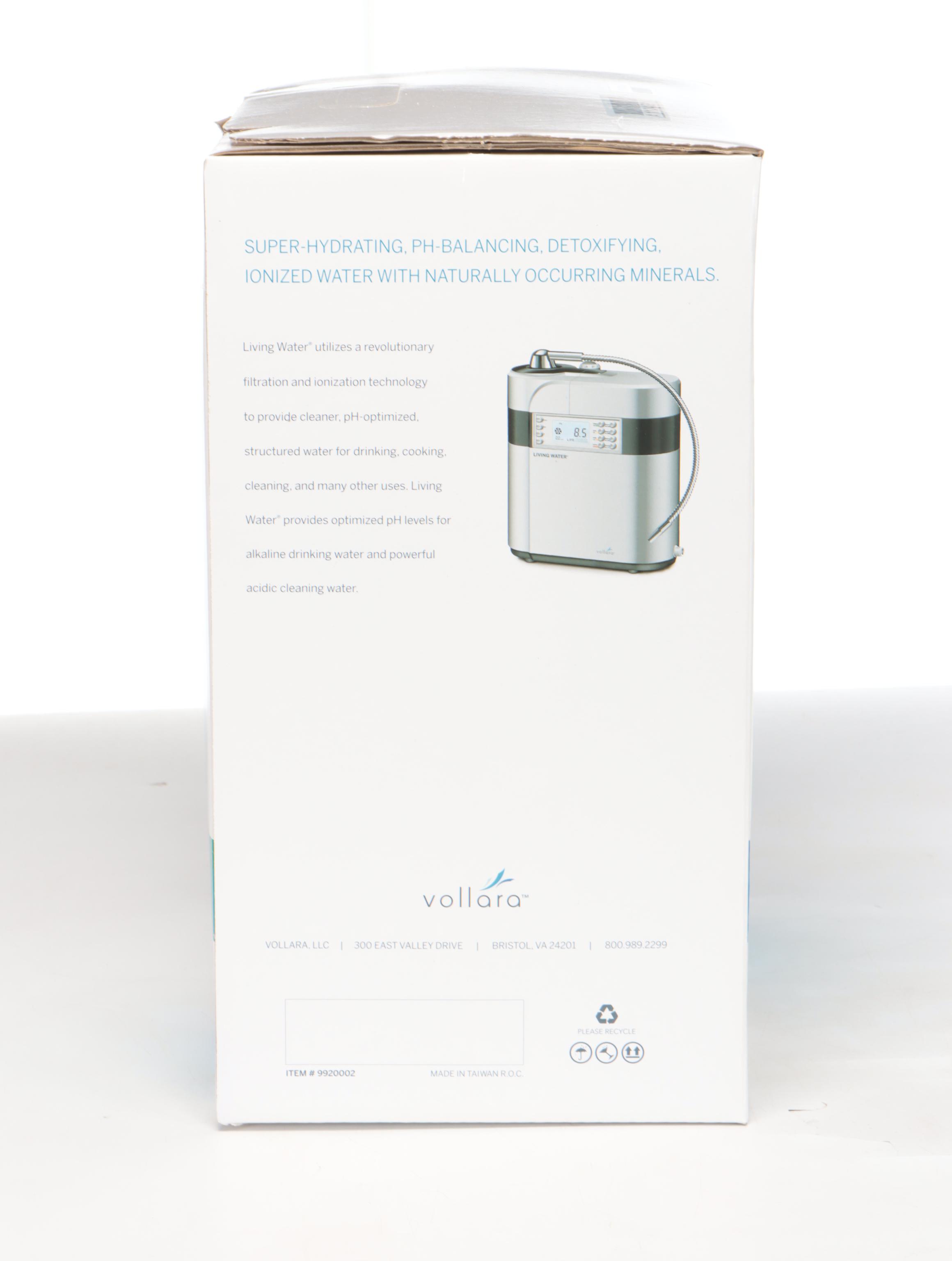 Vollara "Living Water" Alkaline Water Ionizer