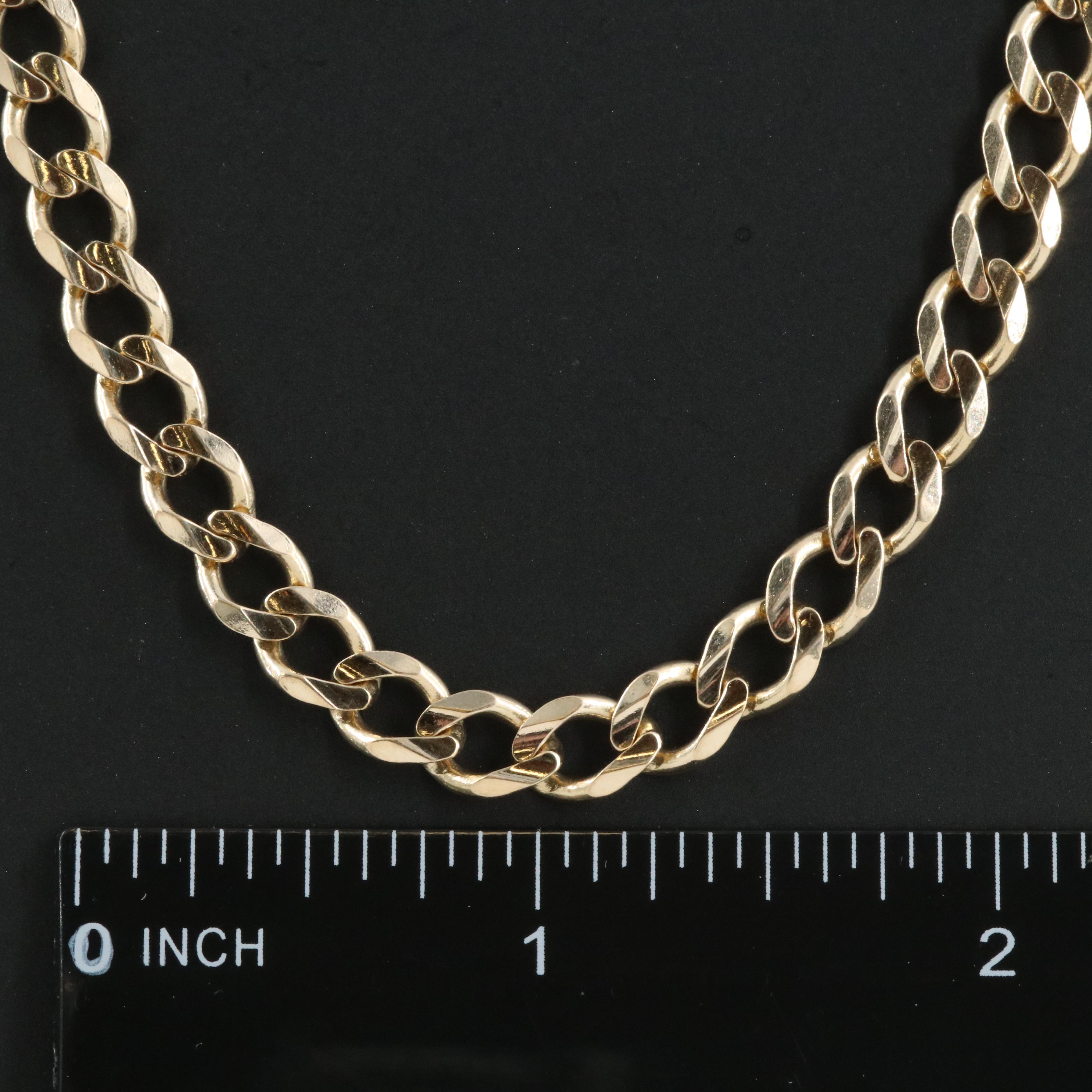 14K Curb Link Chain