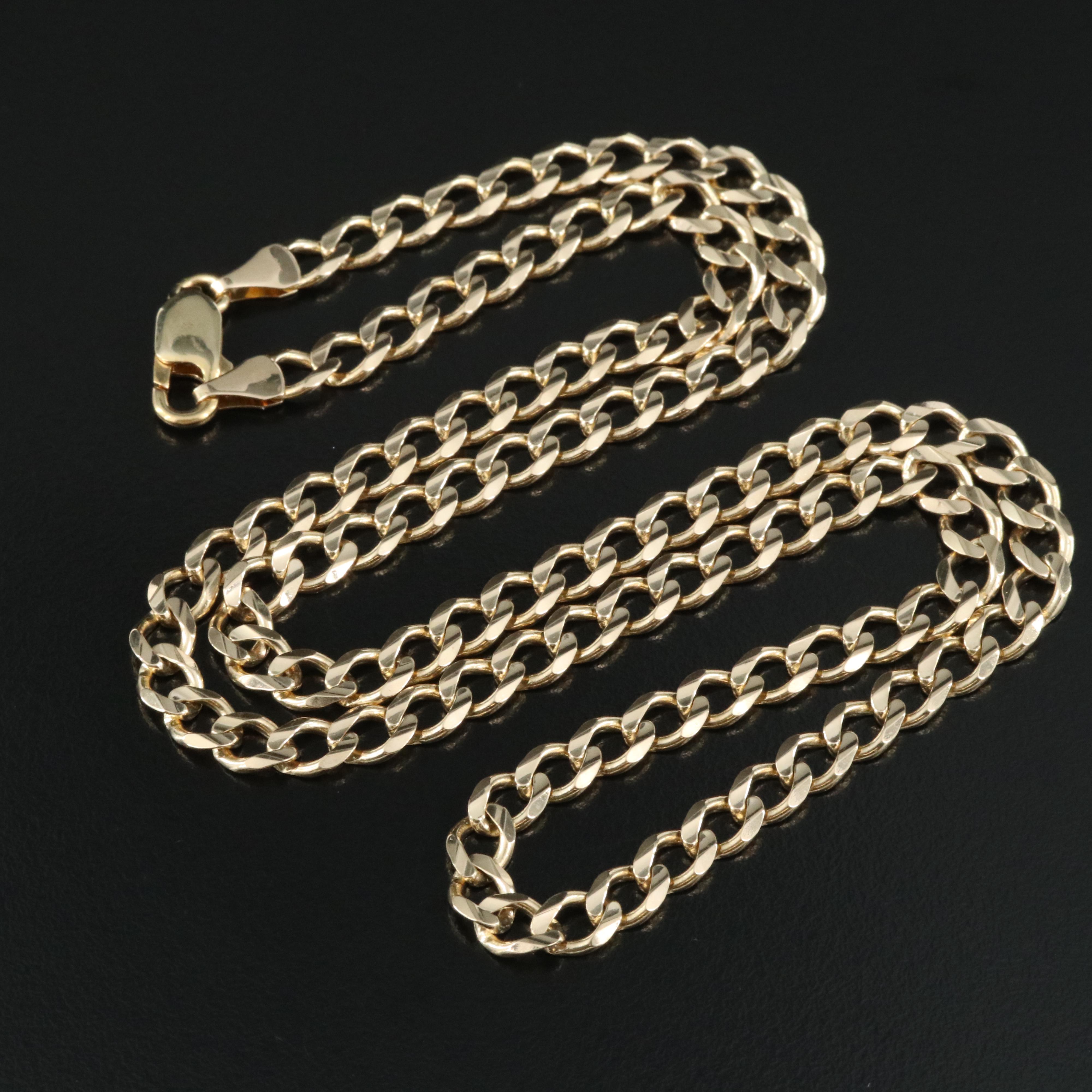 14K Curb Link Chain