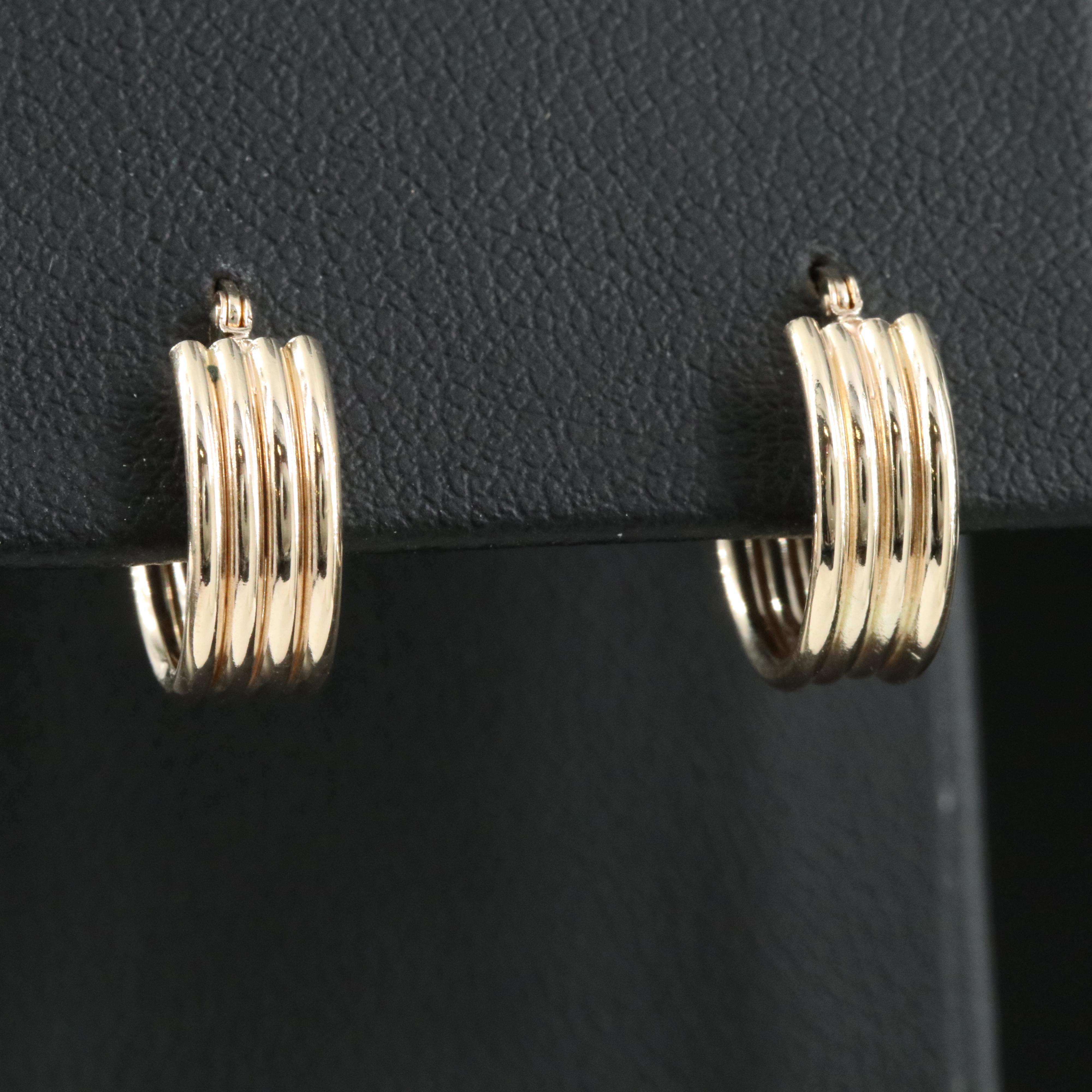 10K Hoop Earrings