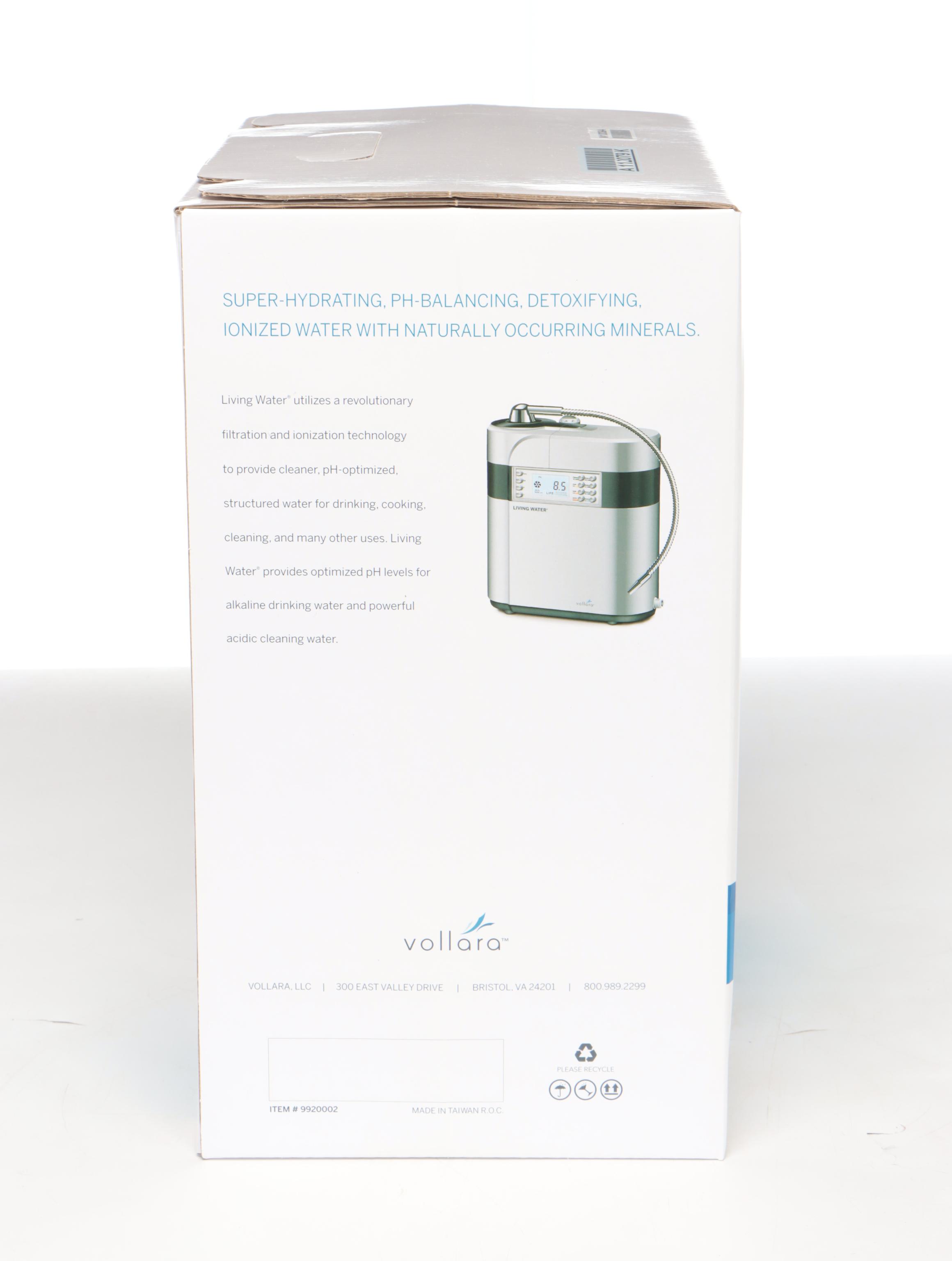 Vollara "Living Water" Alkaline Water Ionizer