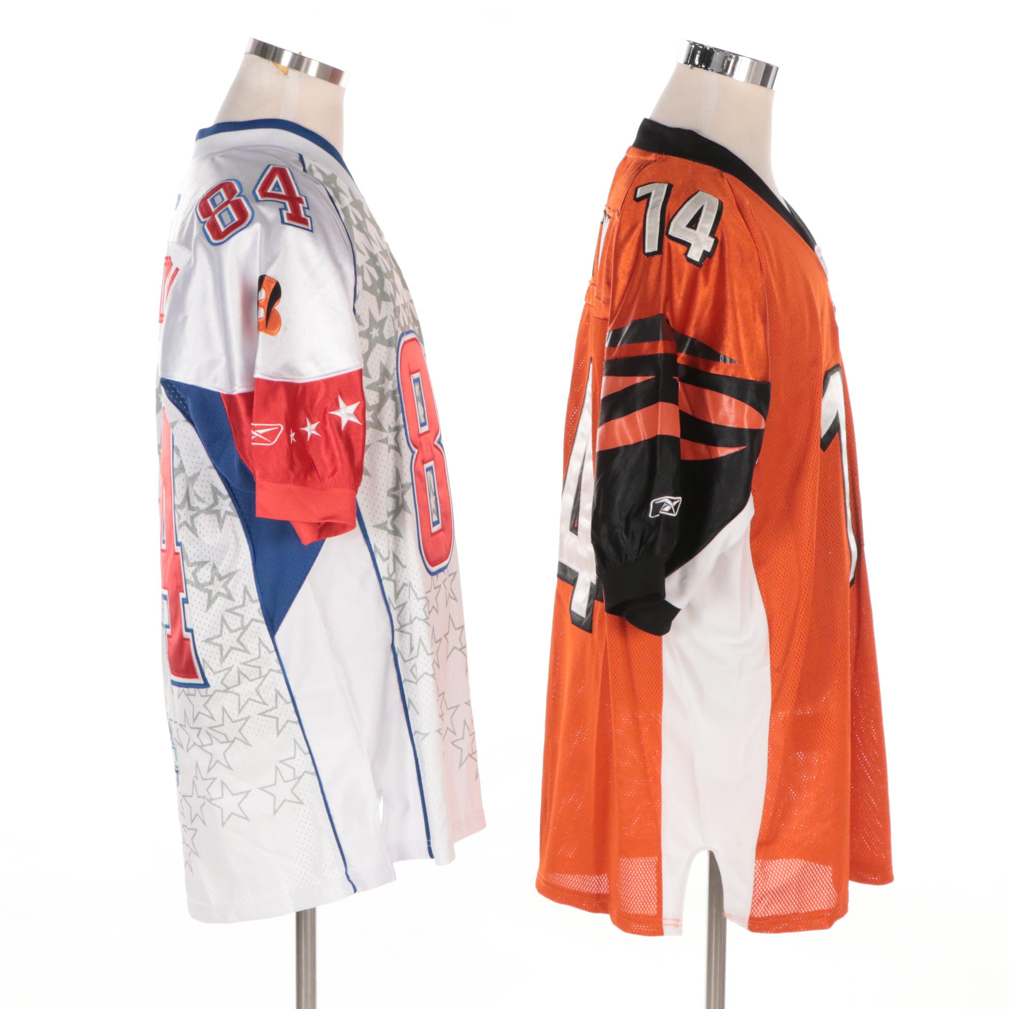 Cincinnati Bengals Andy Dalton, T. J. Houshmandzadeh NFL 2008 Pro Bowl Jerseys