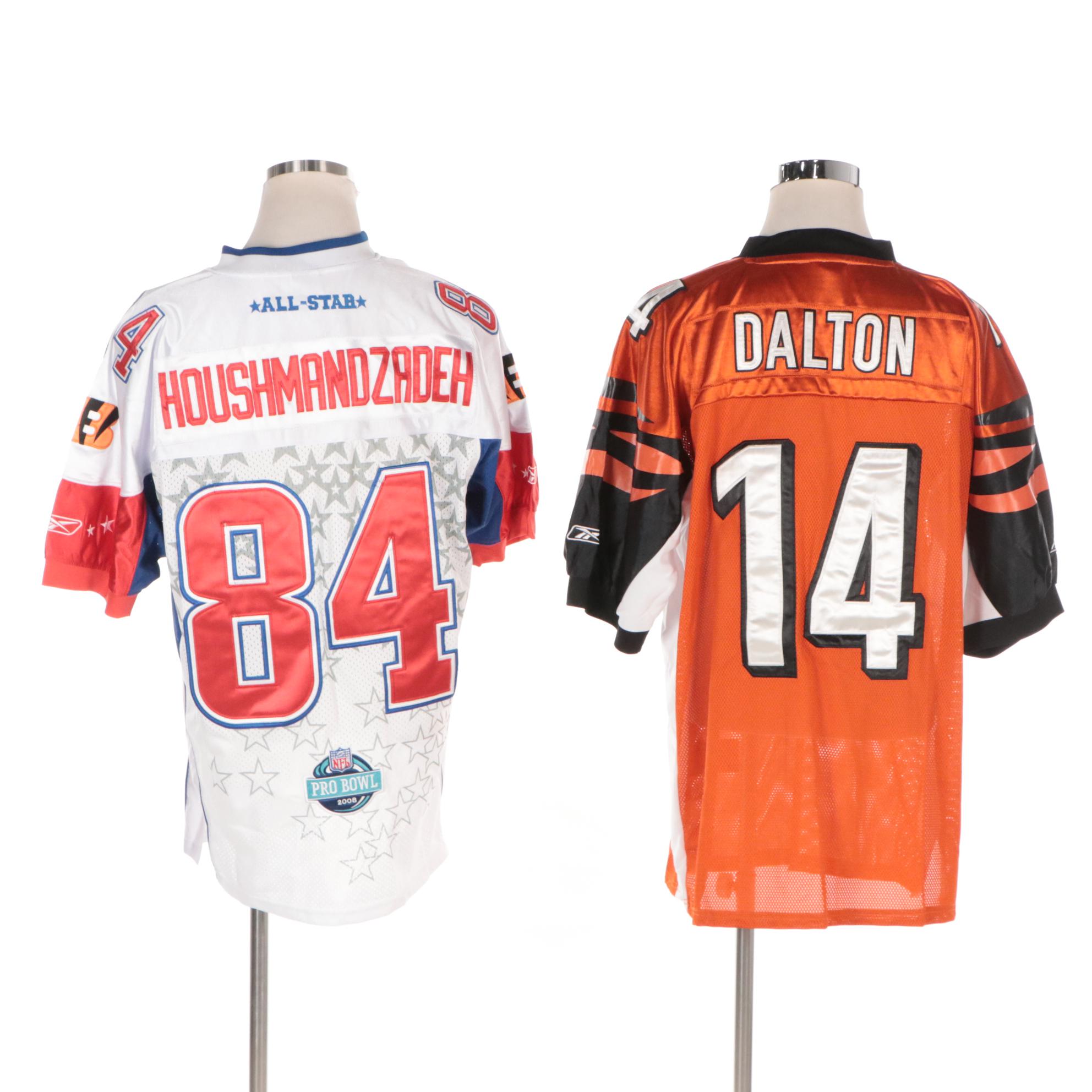 Cincinnati Bengals Andy Dalton, T. J. Houshmandzadeh NFL 2008 Pro Bowl Jerseys
