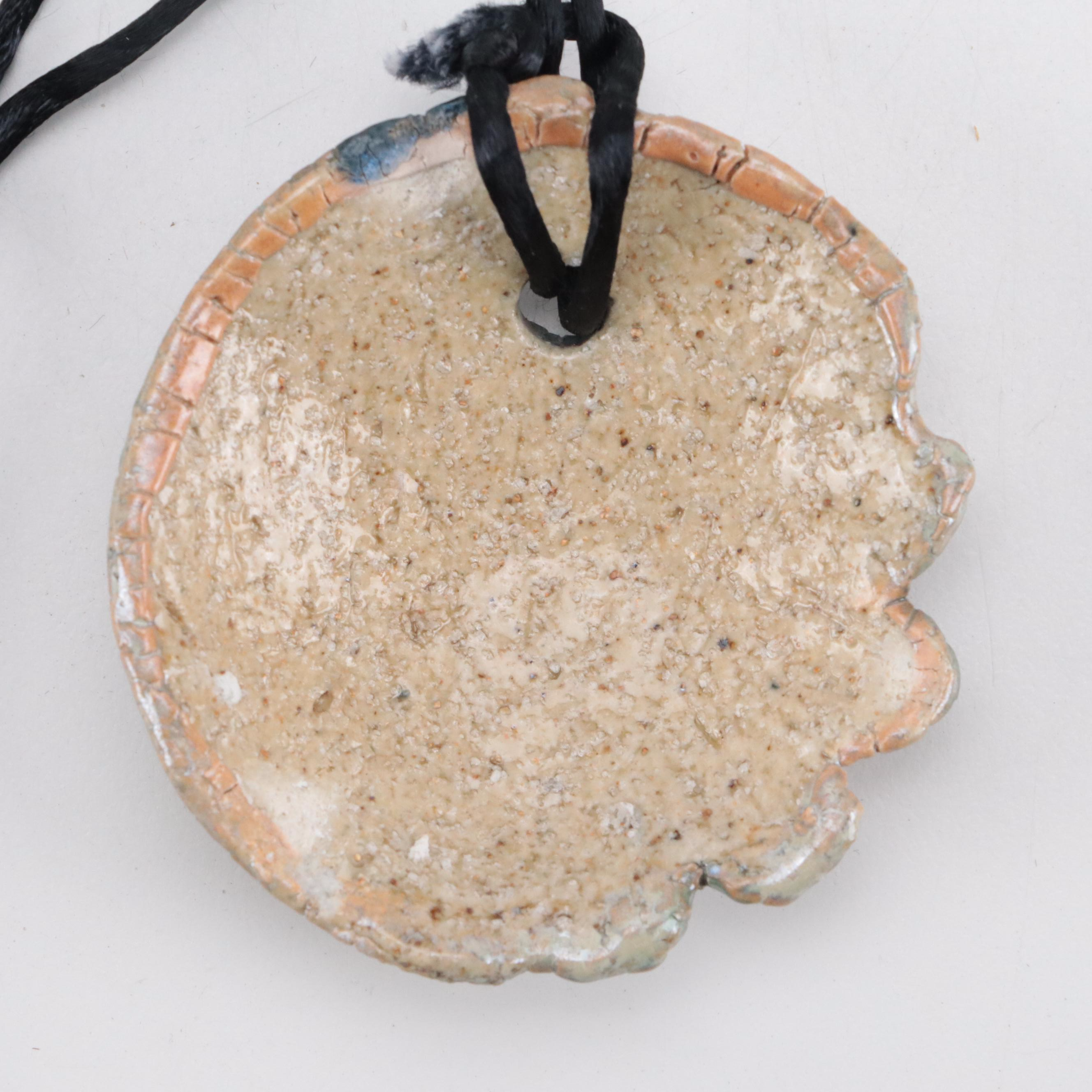 Hand Built Studio Art Pottery Amulets
