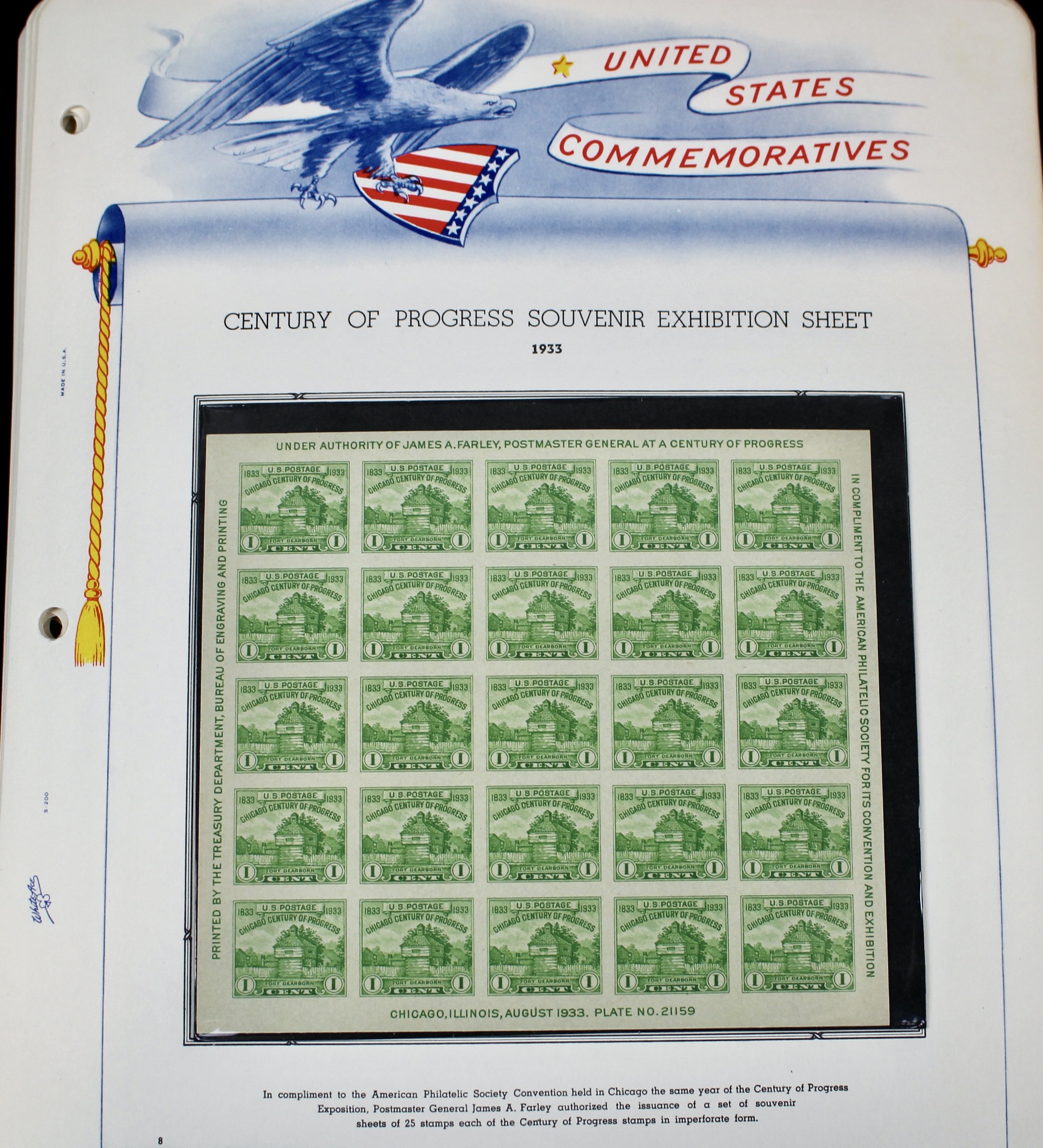 Farley Postage Stamp Collection