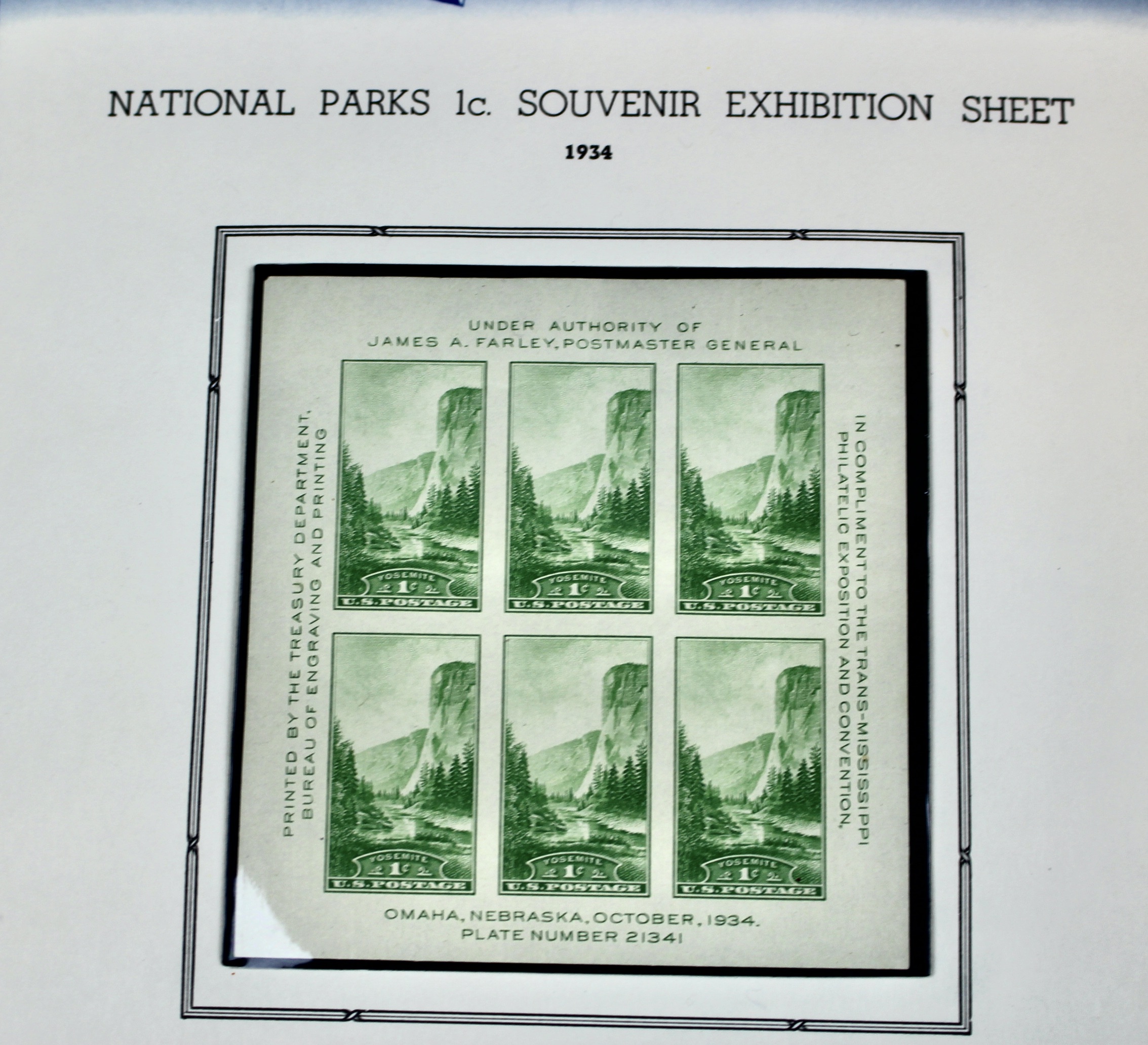 Farley Postage Stamp Collection