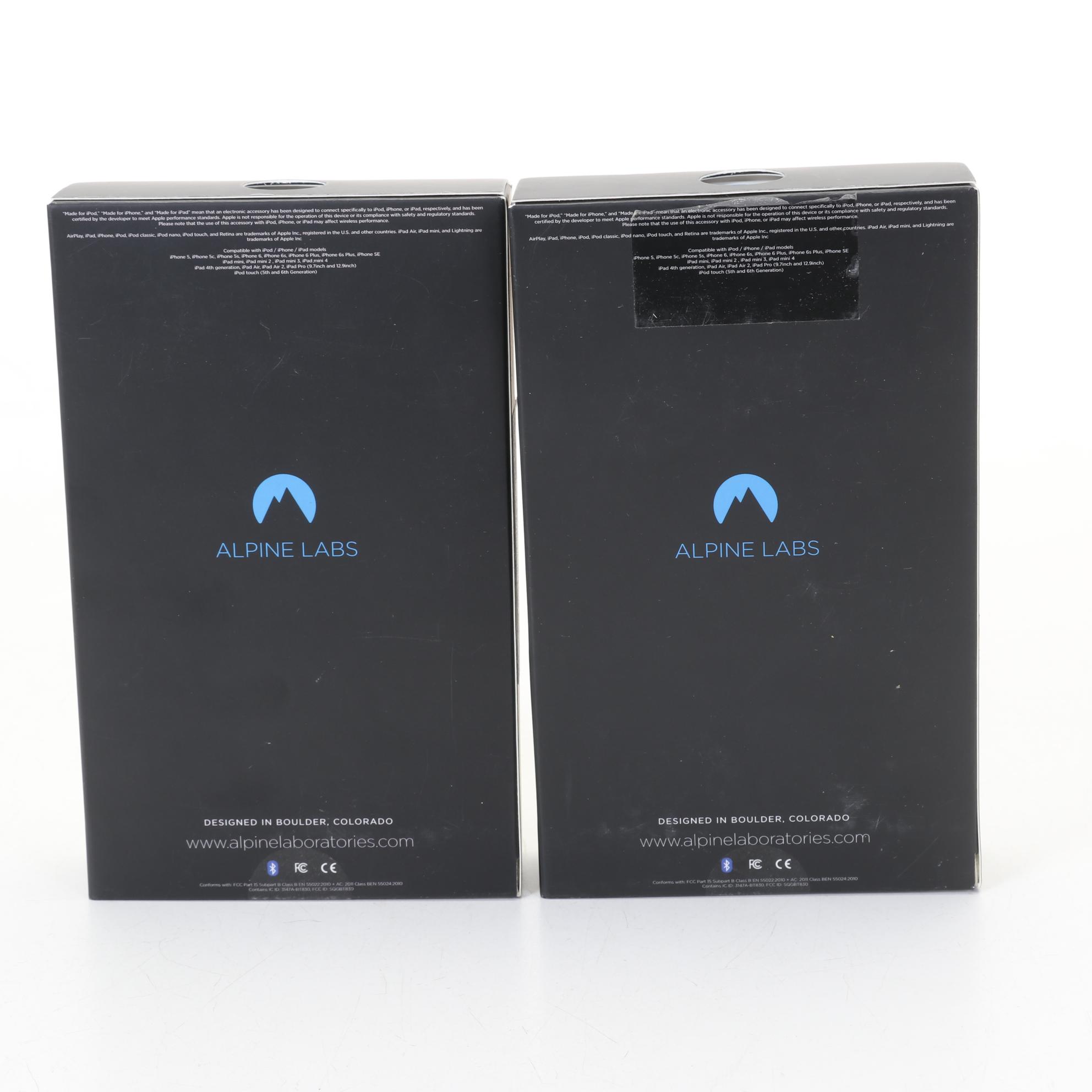 Two Alpine Labs Pulse Wireless Bluetooth Camera Remotes with USB Cable