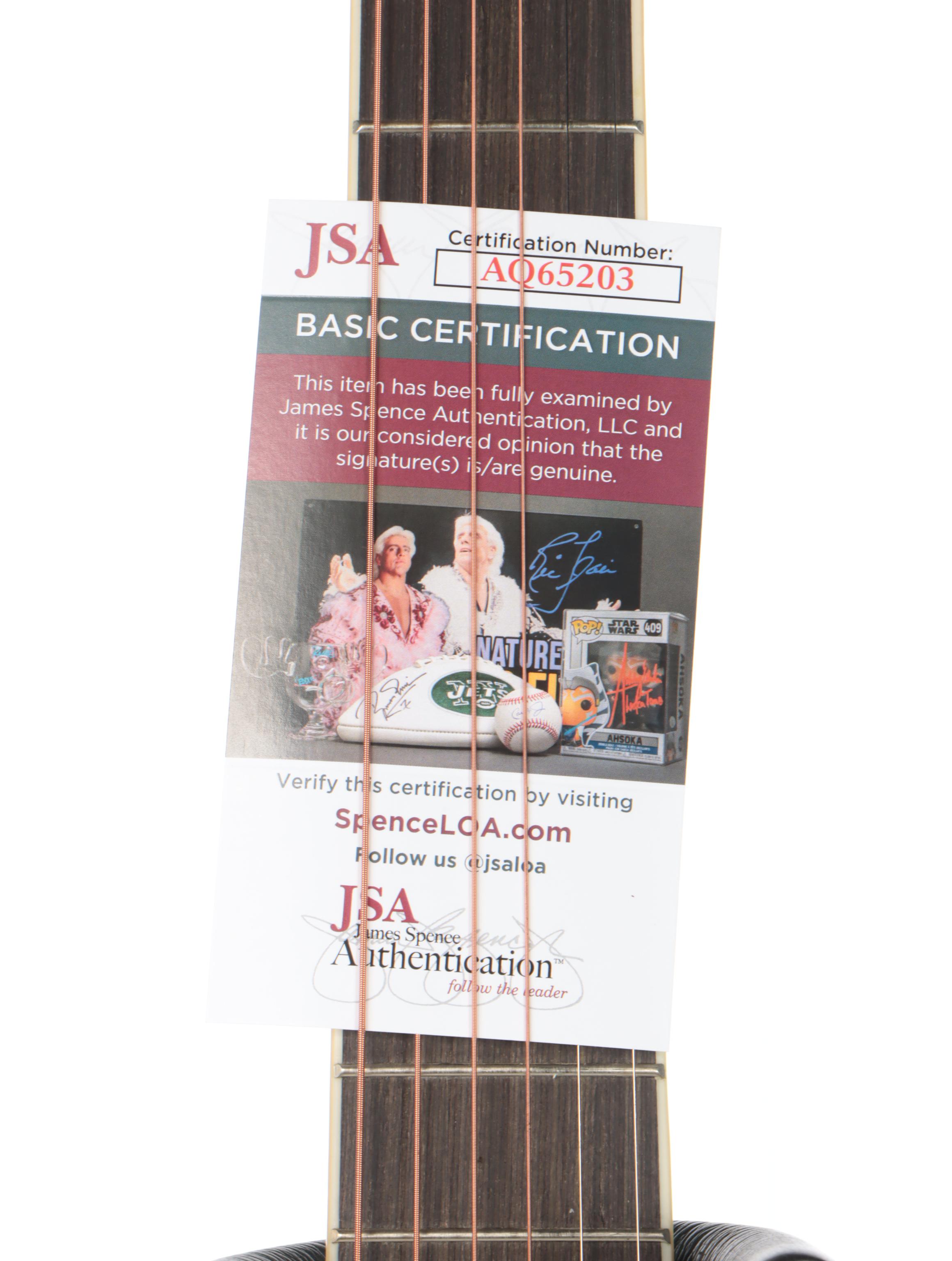 Shania Twain Signed BCP Acoustic Guitar