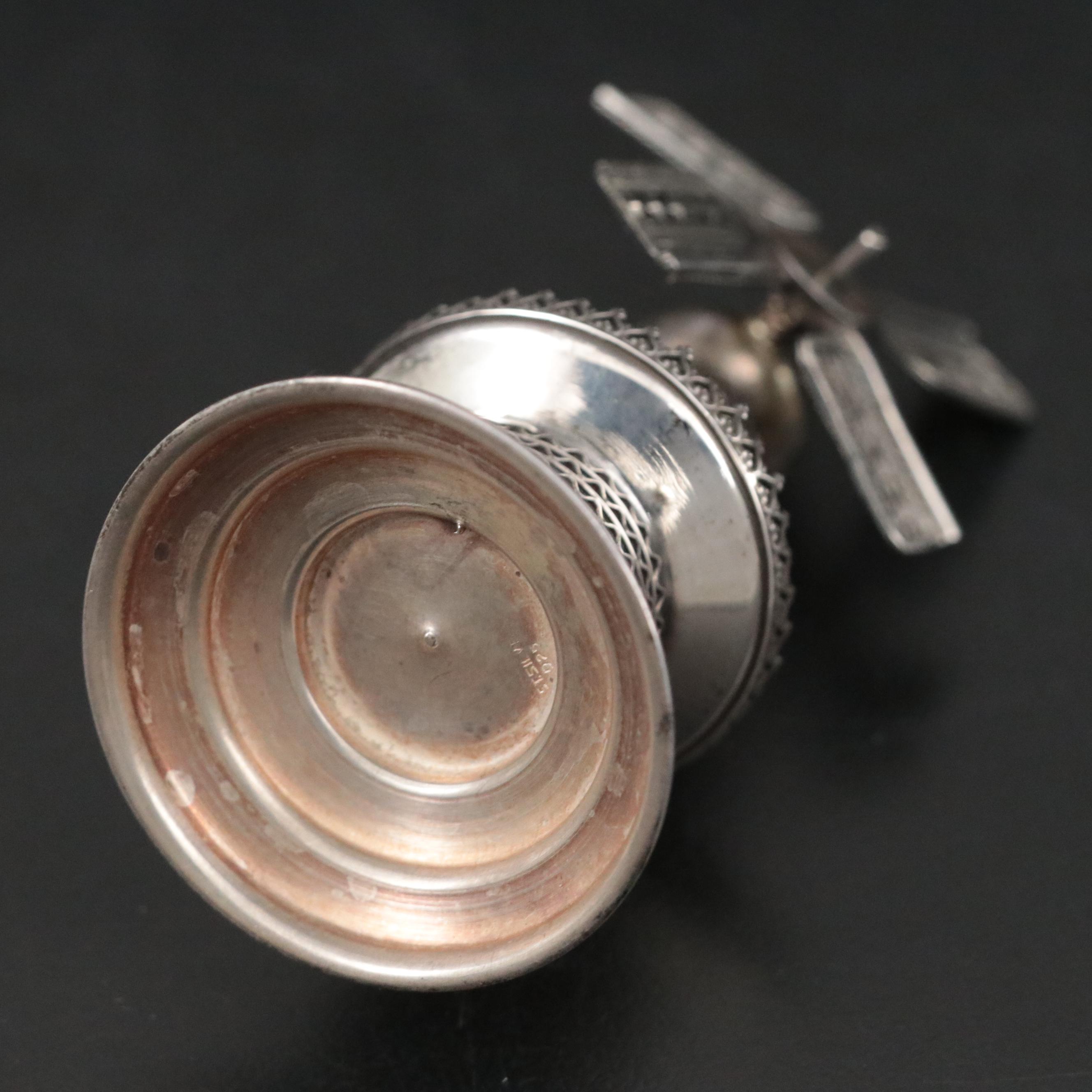 Miniature Sterling Silver Windmill