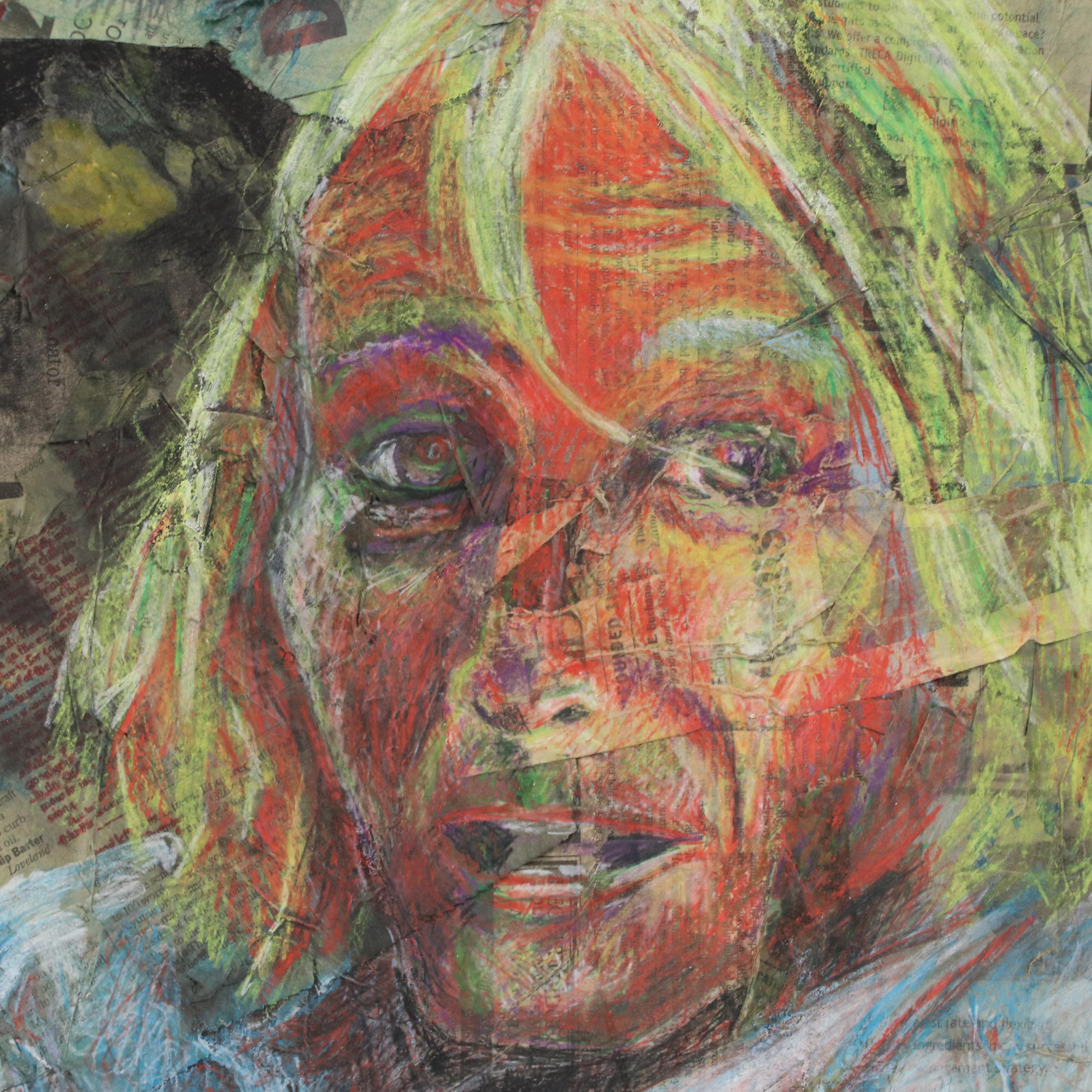 Surrealist Mixed Media Collage, Late 20th Century