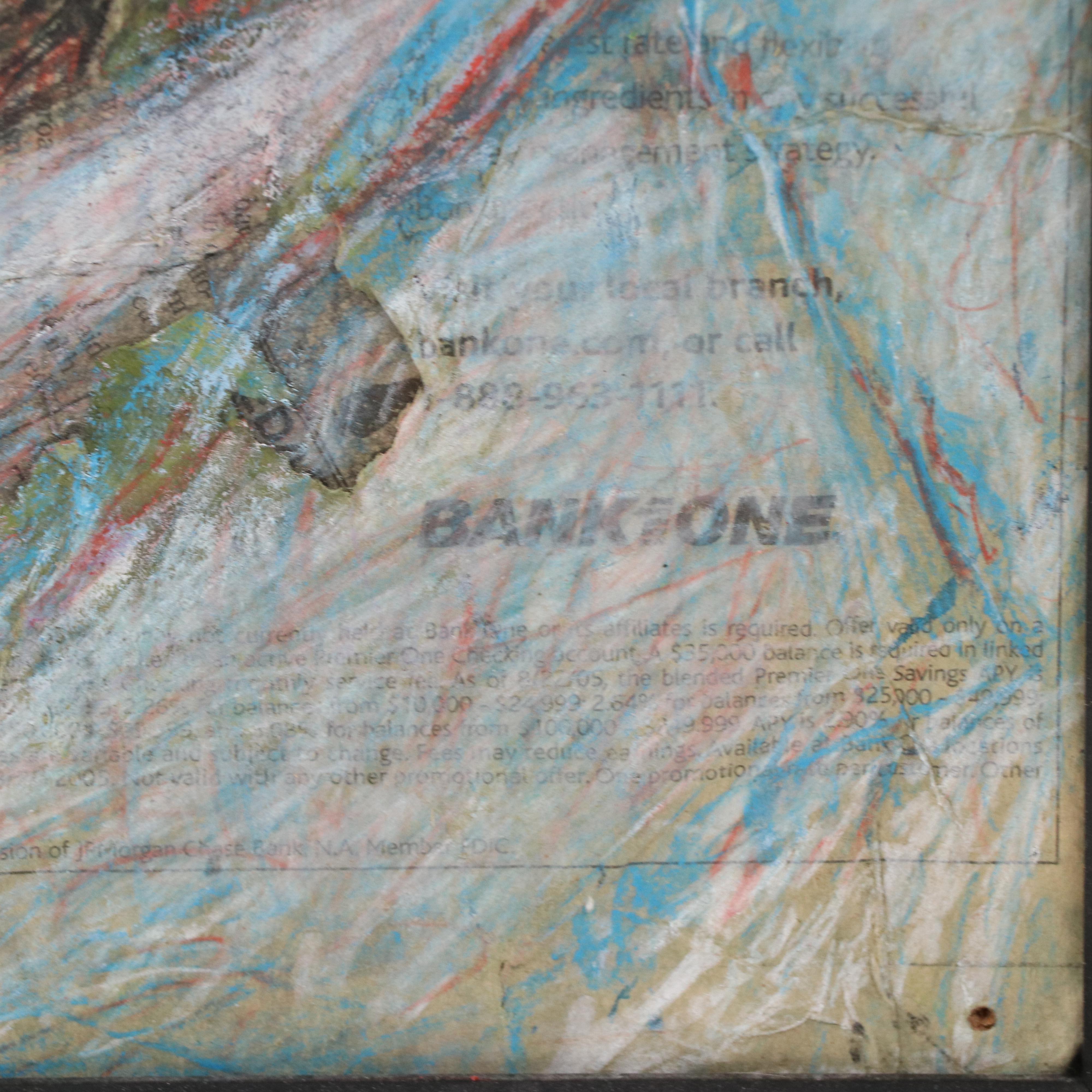 Surrealist Mixed Media Collage, Late 20th Century