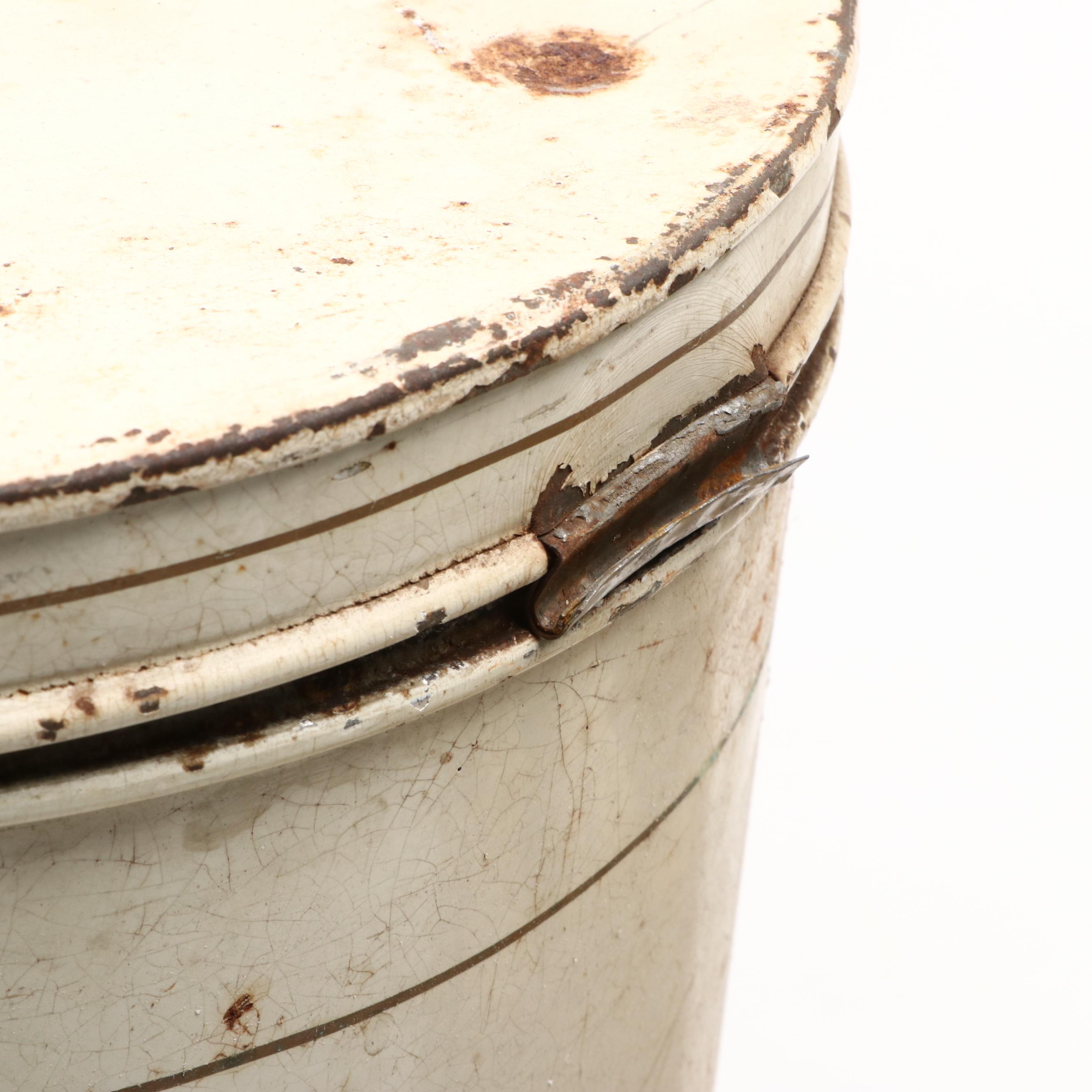 Flour, Saltines, Chips, and Marshmallows Metal Canisters with Coca-Cola Tray