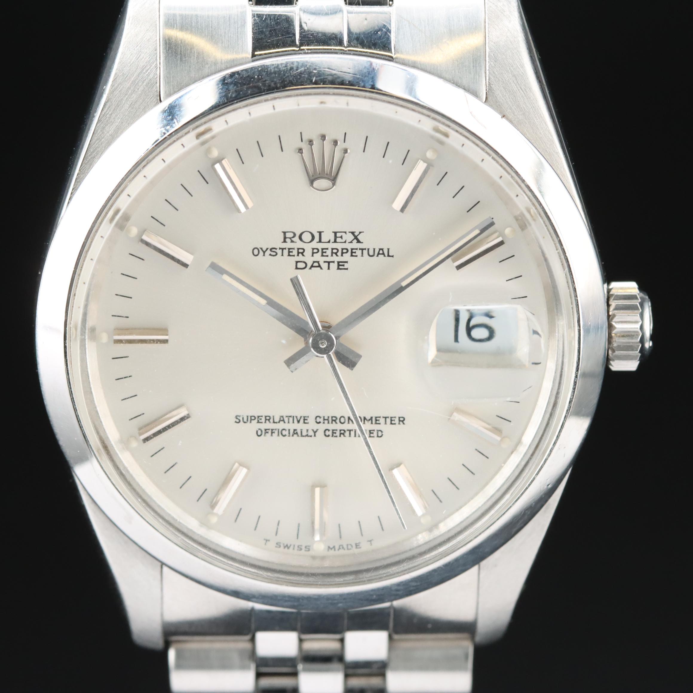 1987 Rolex Oyster Perpetual Date Watch