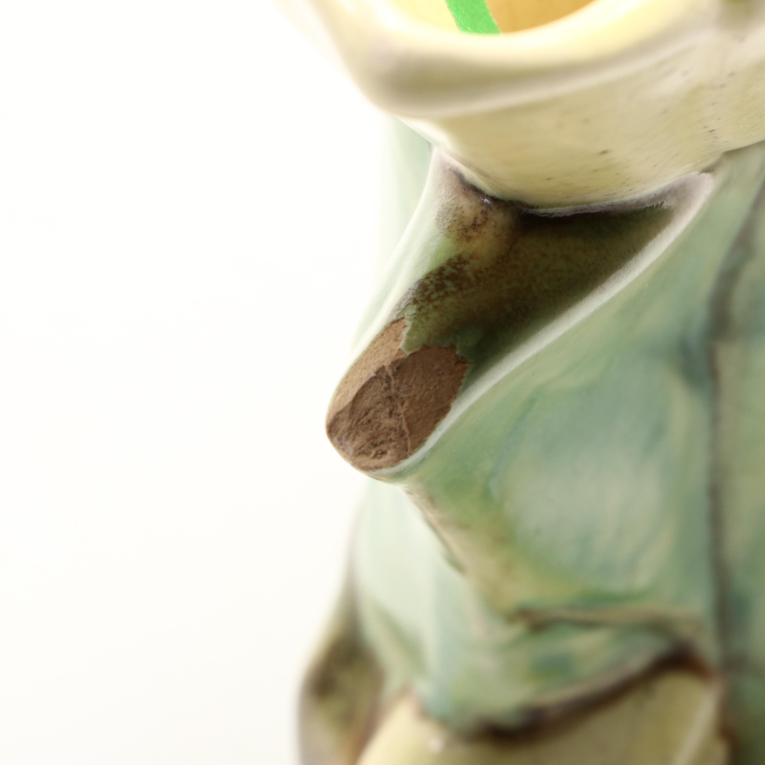 McCoy Tulip Pair Vase with Other Roseville and McCoy Art Pottery, Mid-20th