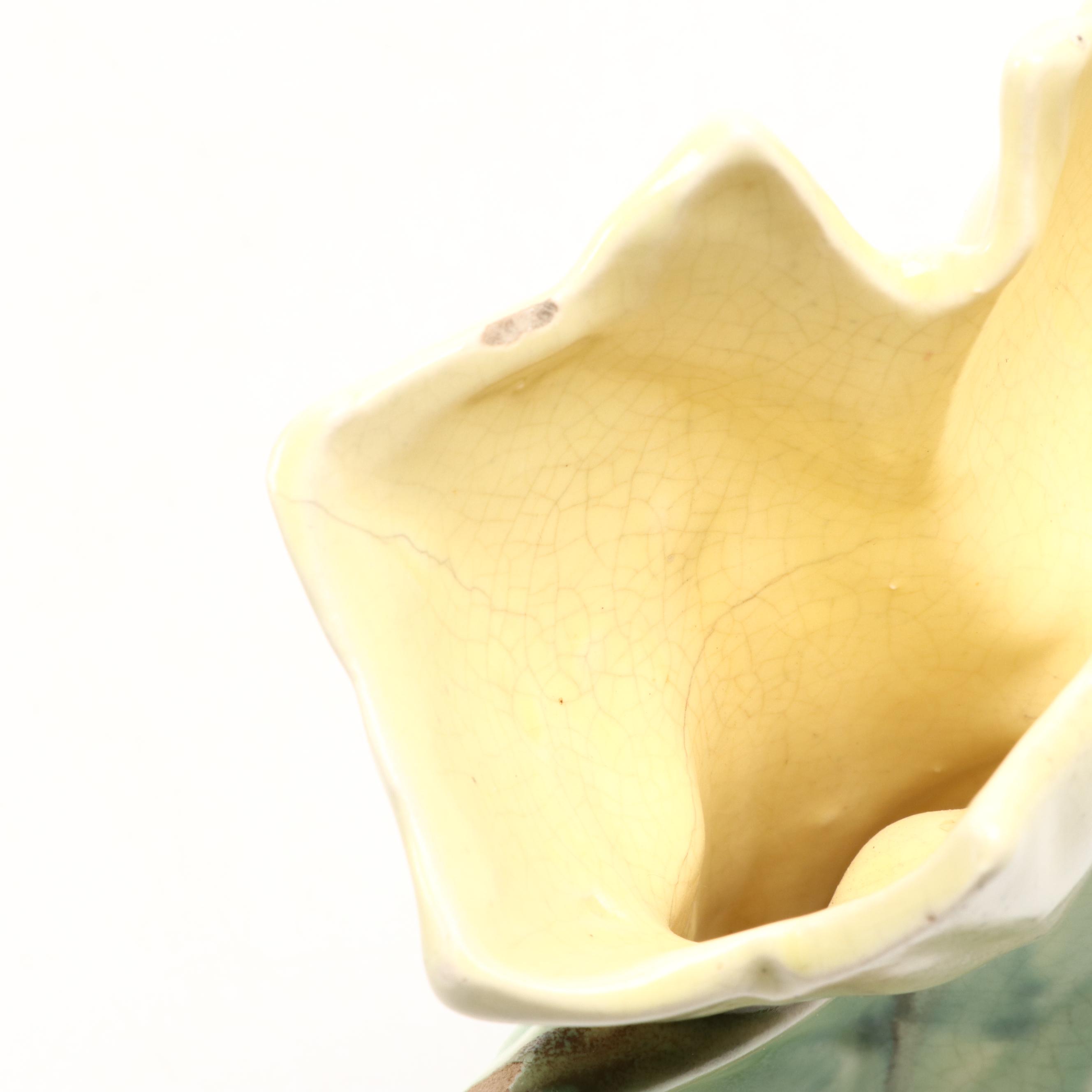 McCoy Tulip Pair Vase with Other Roseville and McCoy Art Pottery, Mid-20th