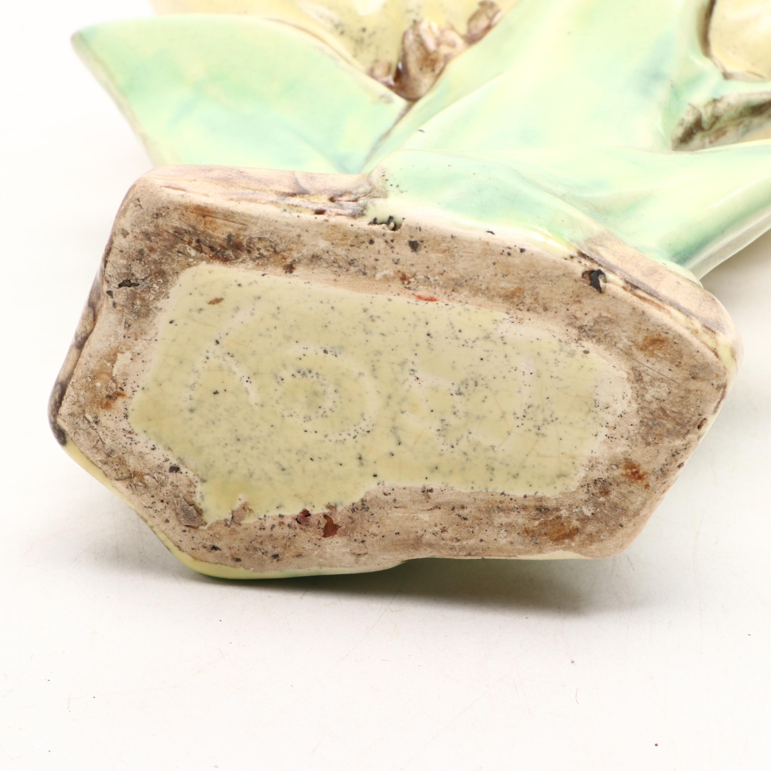 McCoy Tulip Pair Vase with Other Roseville and McCoy Art Pottery, Mid-20th