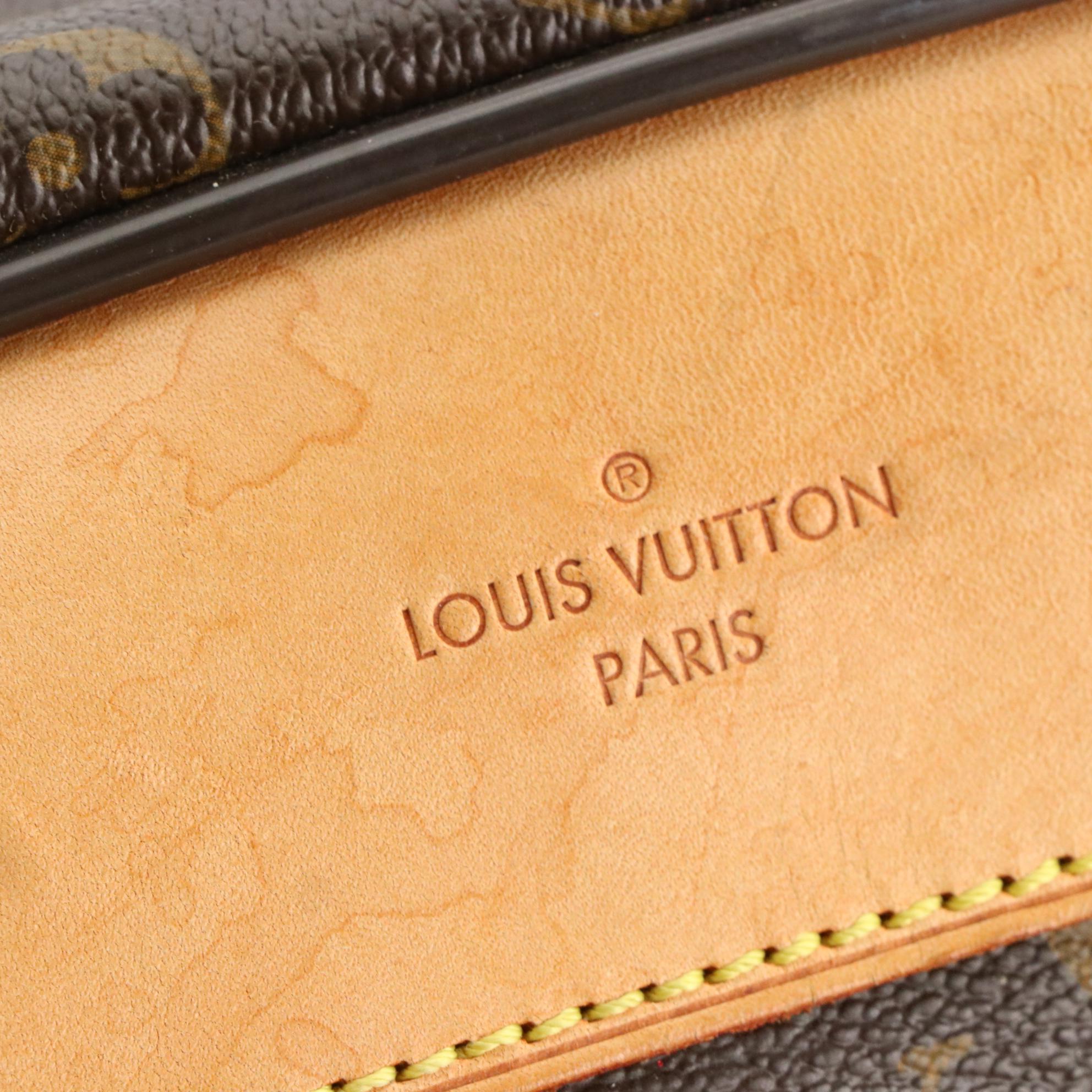 Louis Vuitton Eole 60 Rolling Duffle Bag in Monogram Canvas and Vachetta Leather