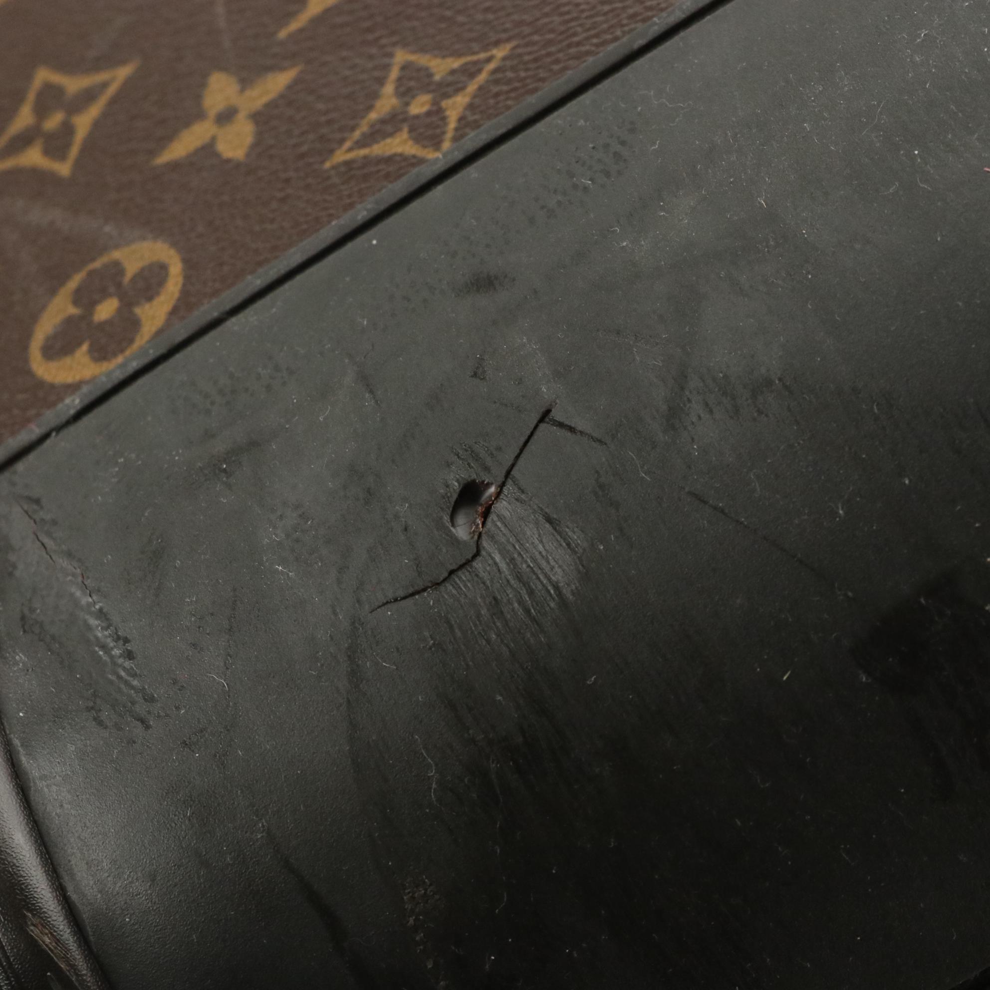 Louis Vuitton Eole 60 Rolling Duffle Bag in Monogram Canvas and Vachetta Leather