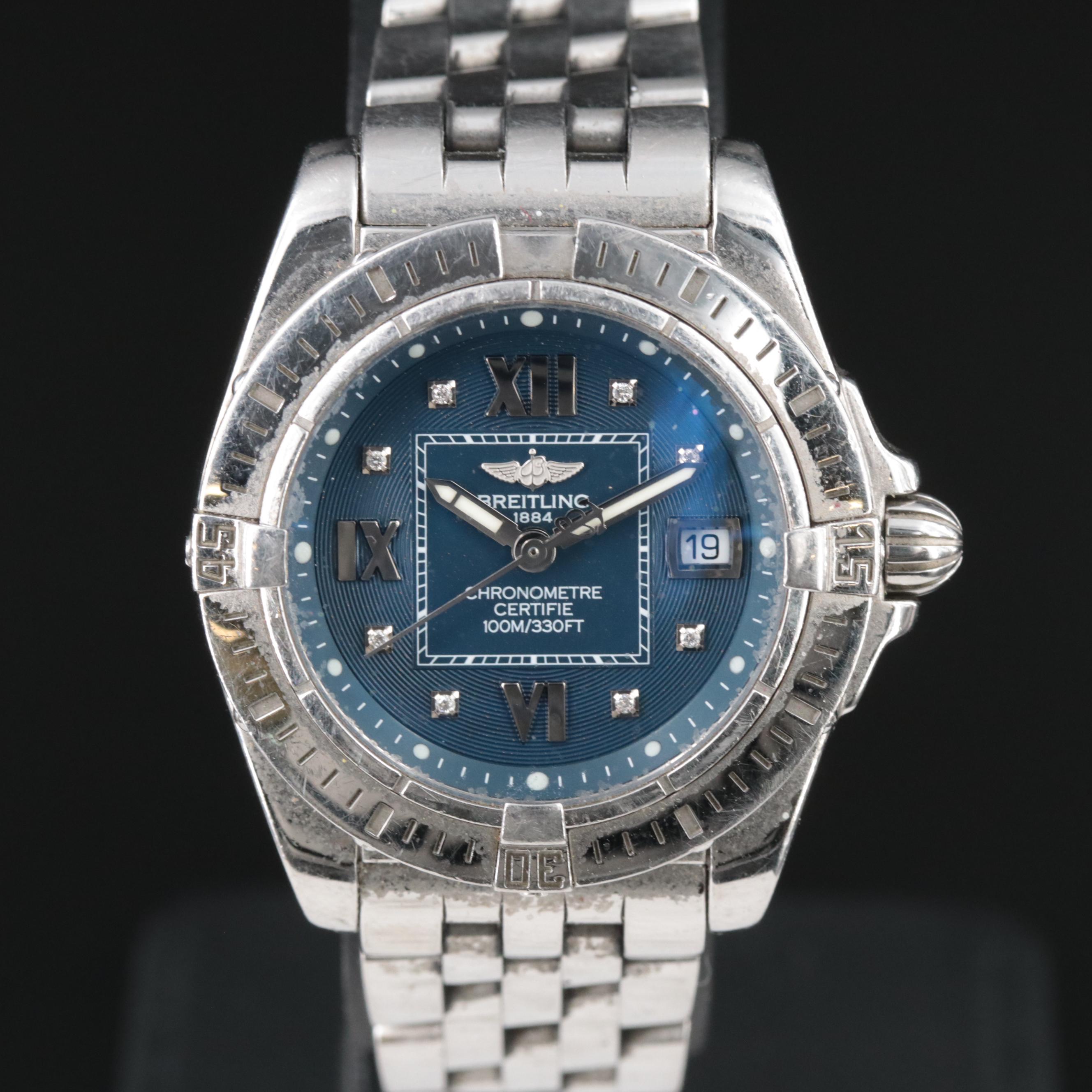 Breitling Cockpit Lady Diamond Dial Watch