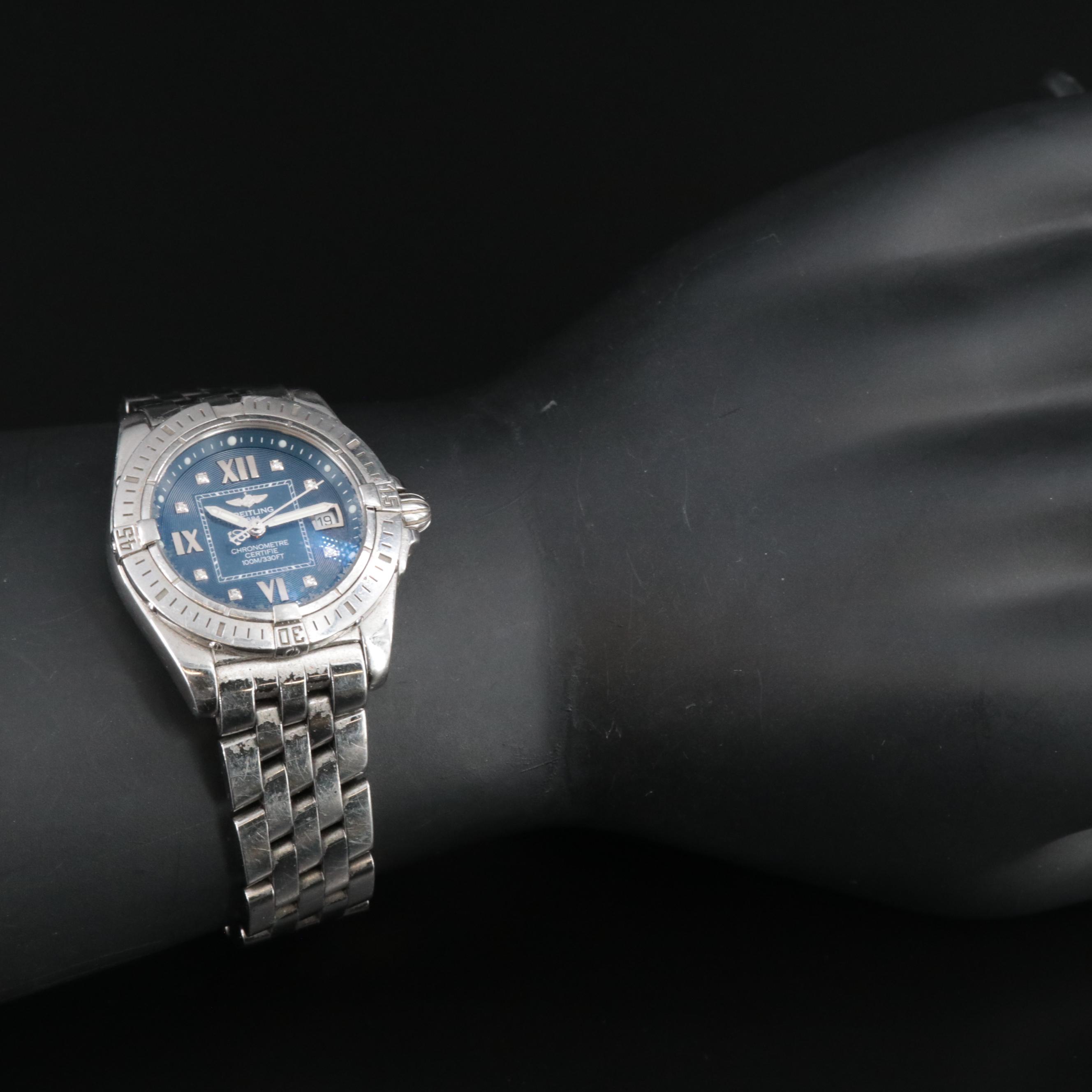 Breitling Cockpit Lady Diamond Dial Watch