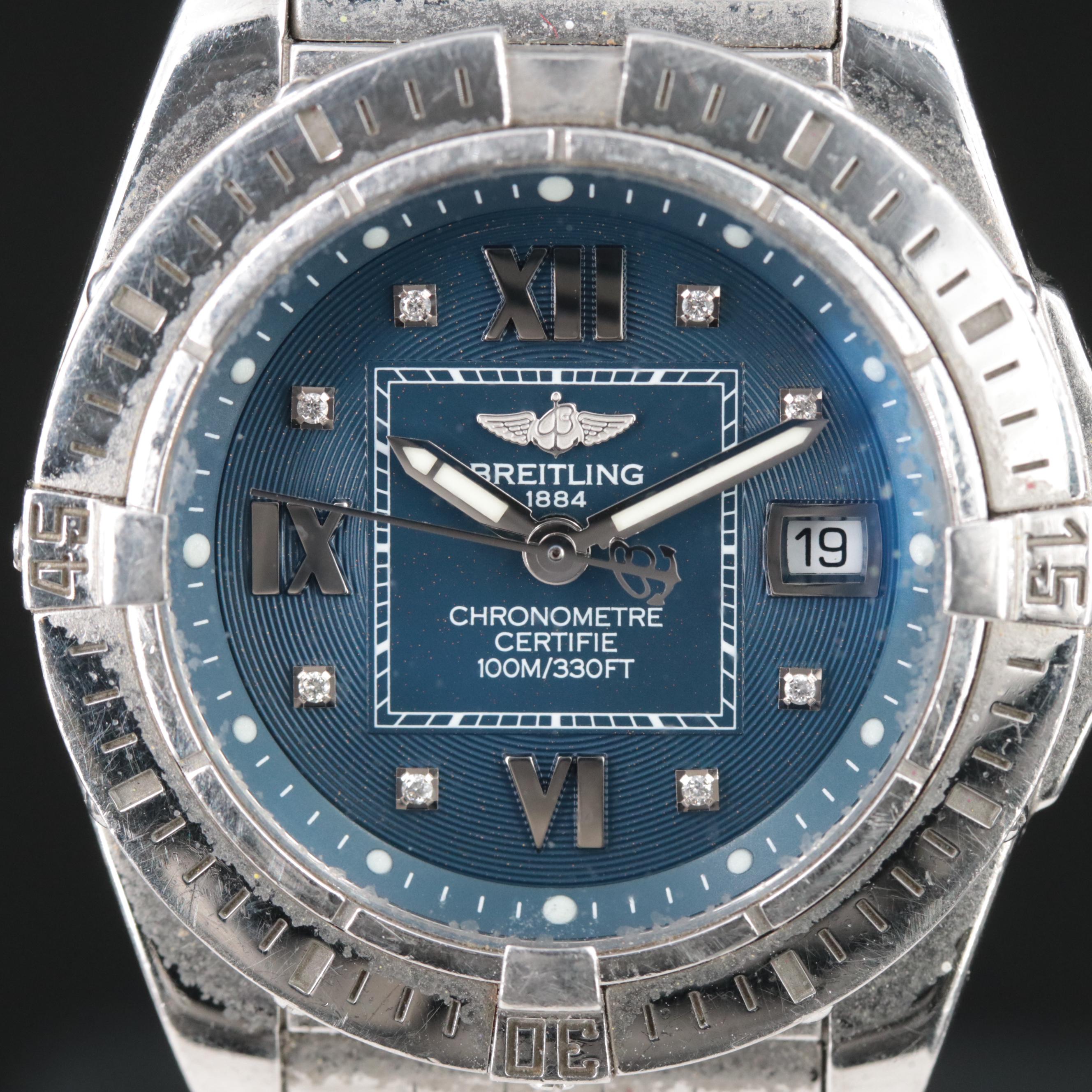 Breitling Cockpit Lady Diamond Dial Watch