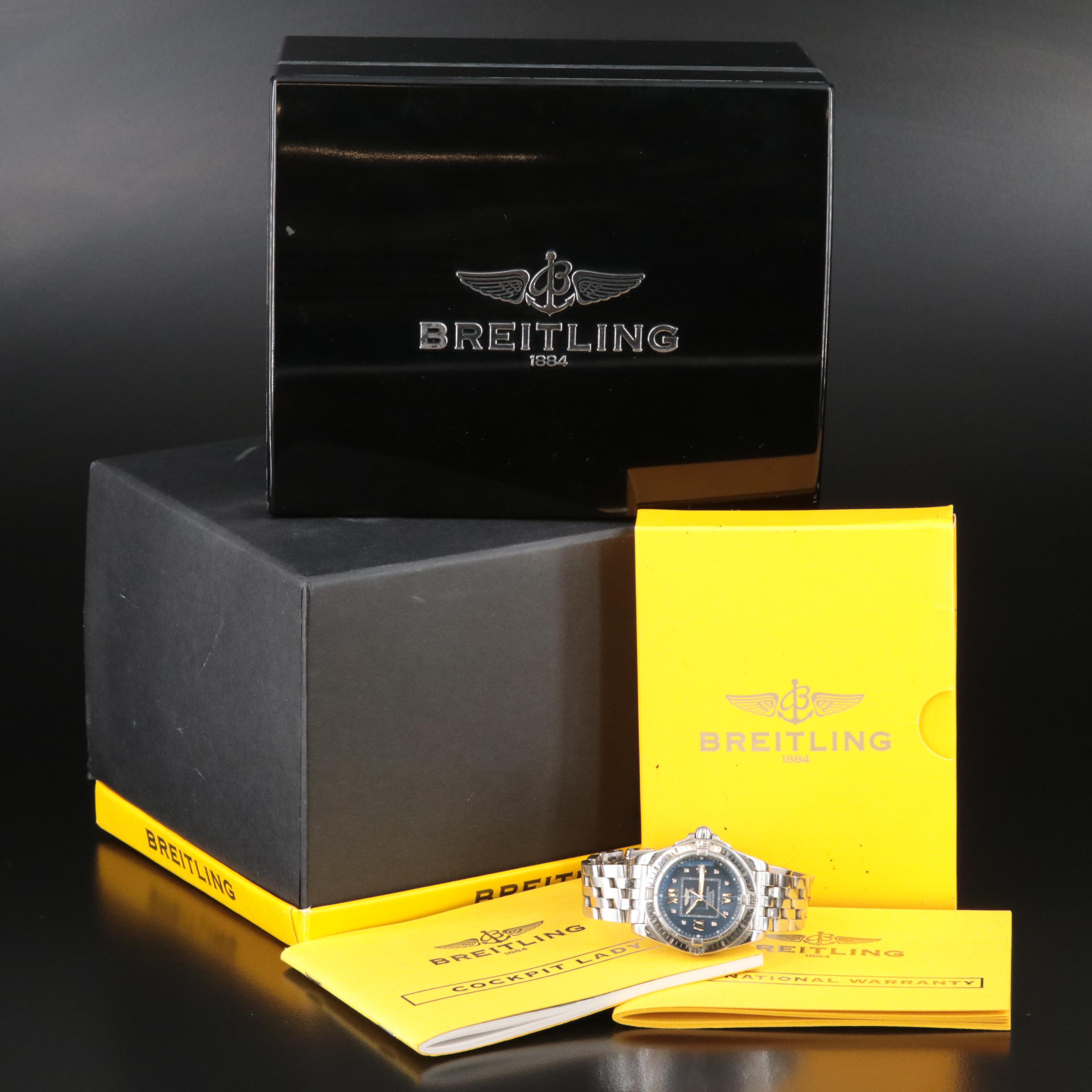 Breitling Cockpit Lady Diamond Dial Watch