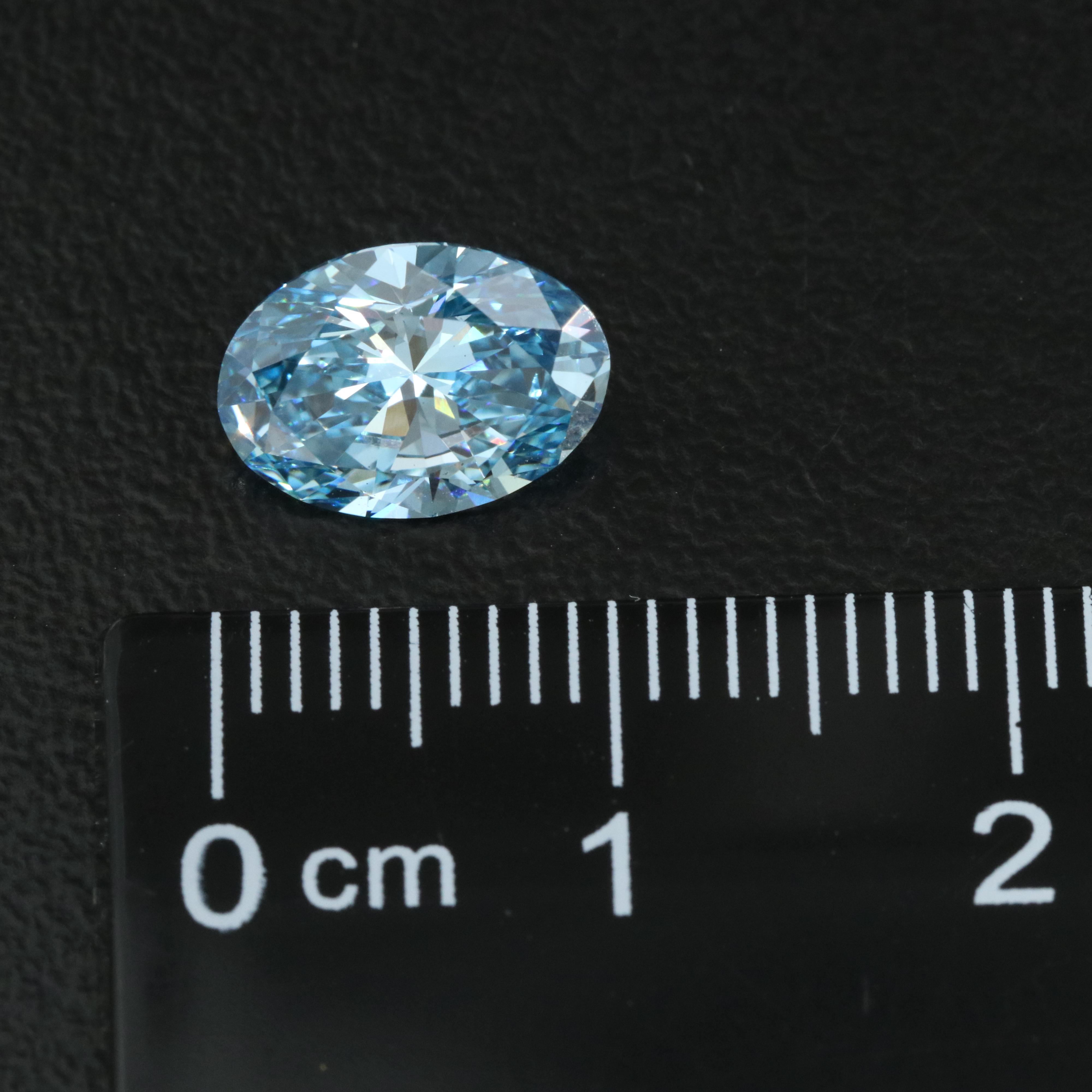 Loose 2.06 CT (Origin Undetermined) Fancy Blue Diamond