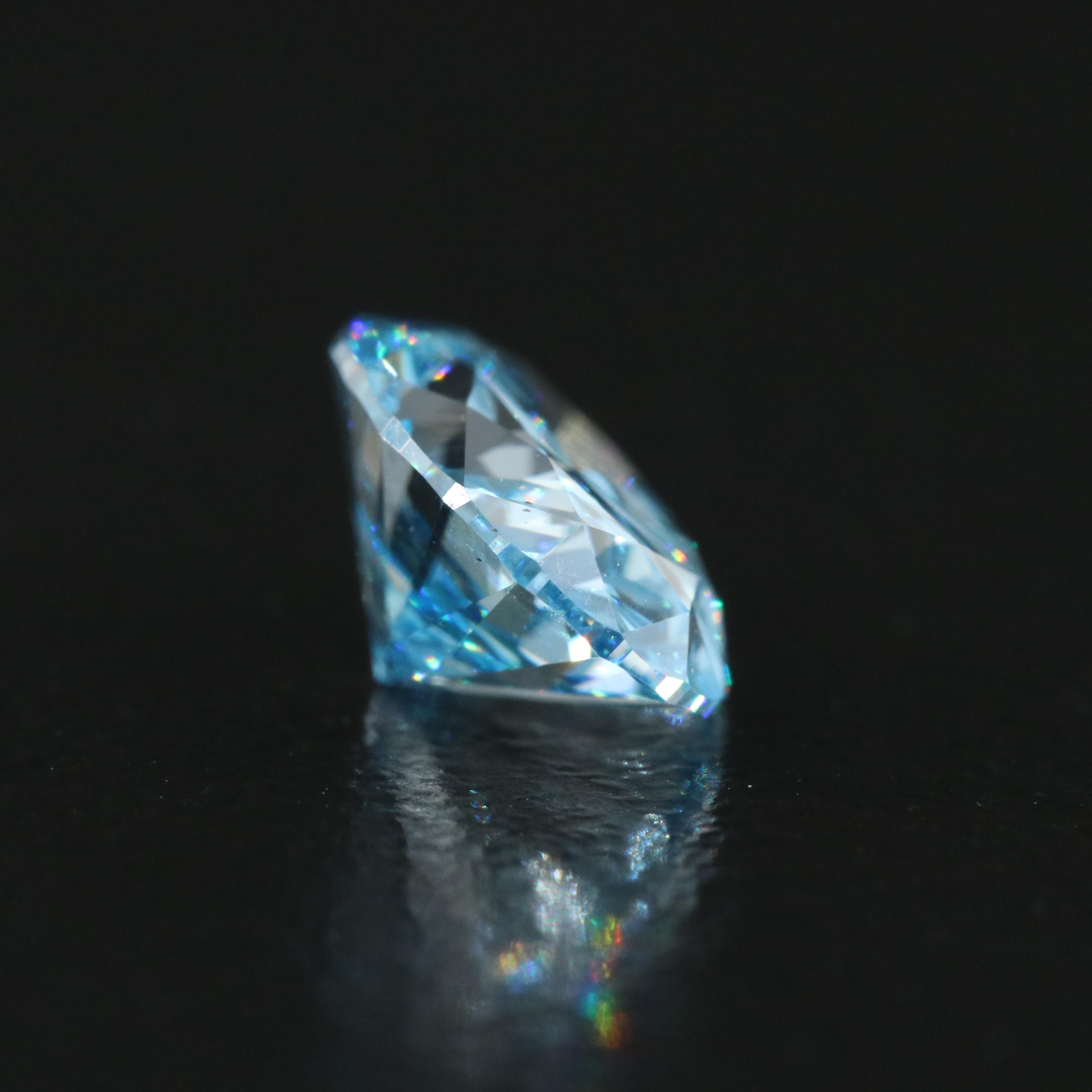 Loose 2.06 CT (Origin Undetermined) Fancy Blue Diamond