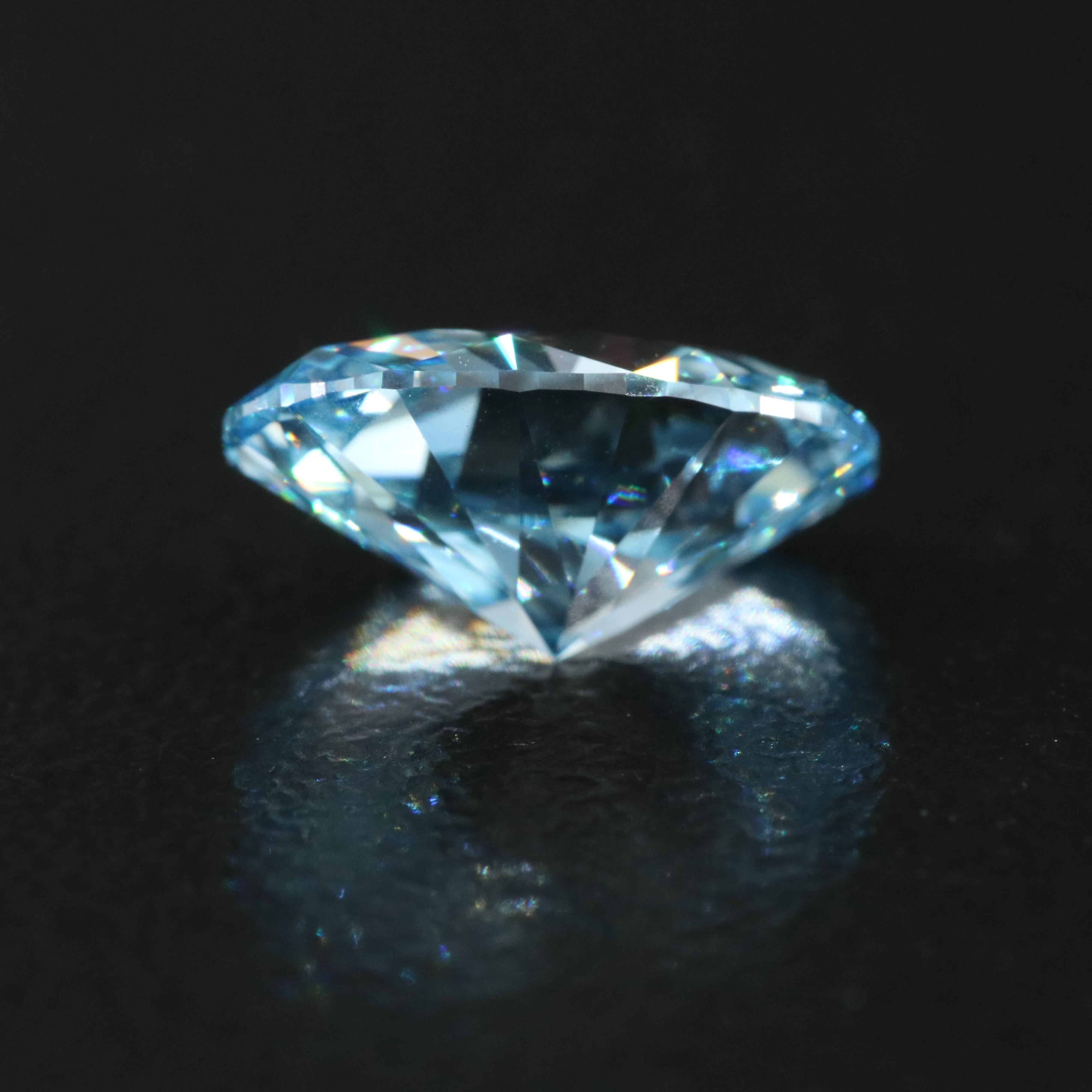 Loose 2.06 CT (Origin Undetermined) Fancy Blue Diamond
