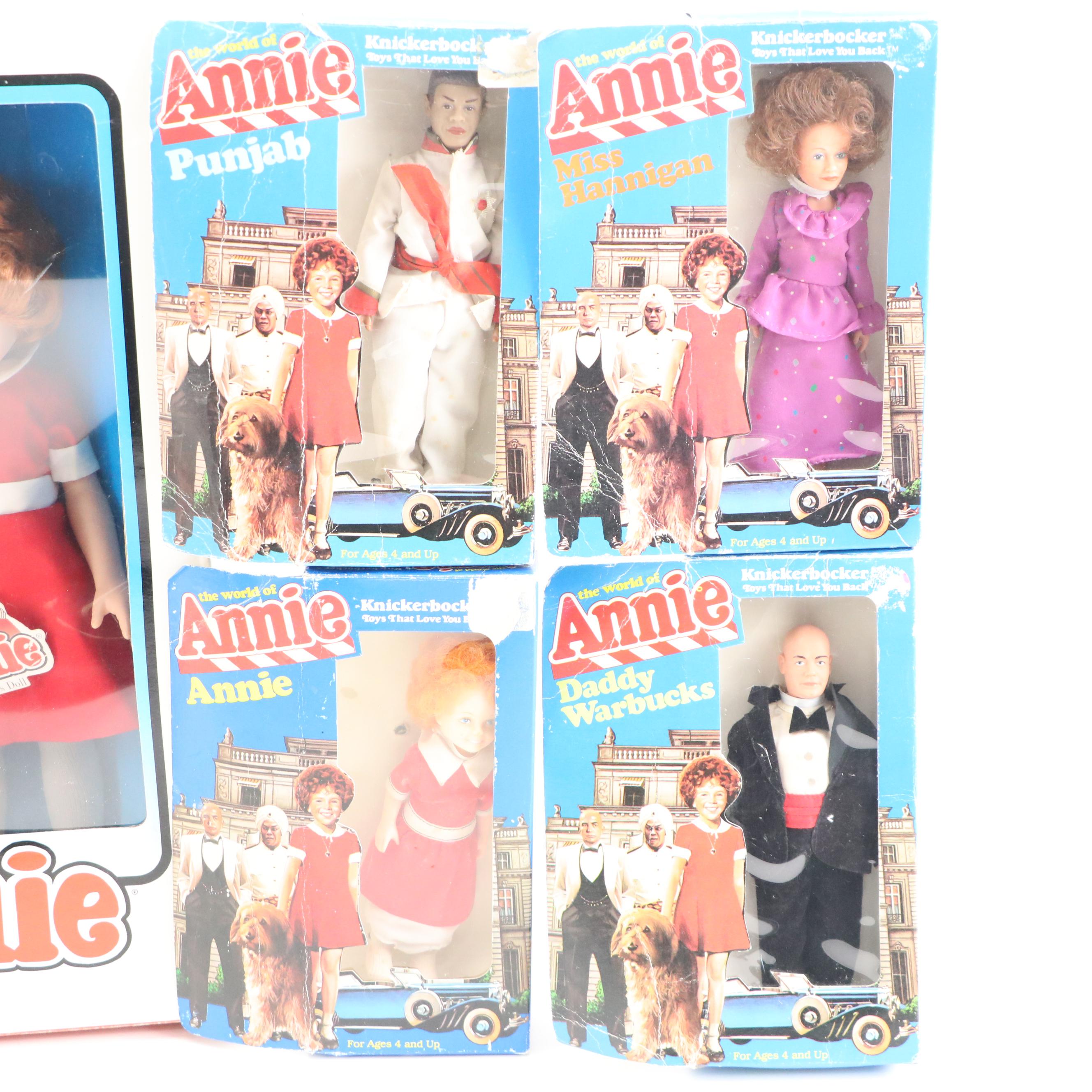 Knowles "Annie and Sandy" Plate with Other Little Orphan Annie Collectables