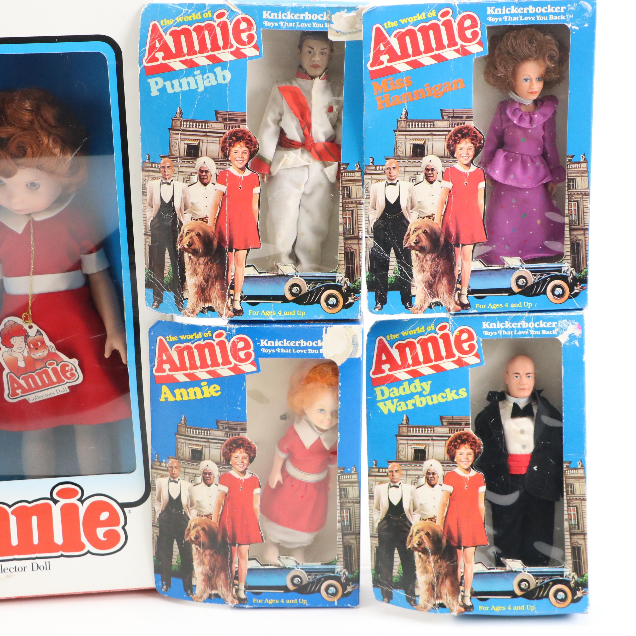 Knowles "Annie and Sandy" Plate with Other Little Orphan Annie Collectables