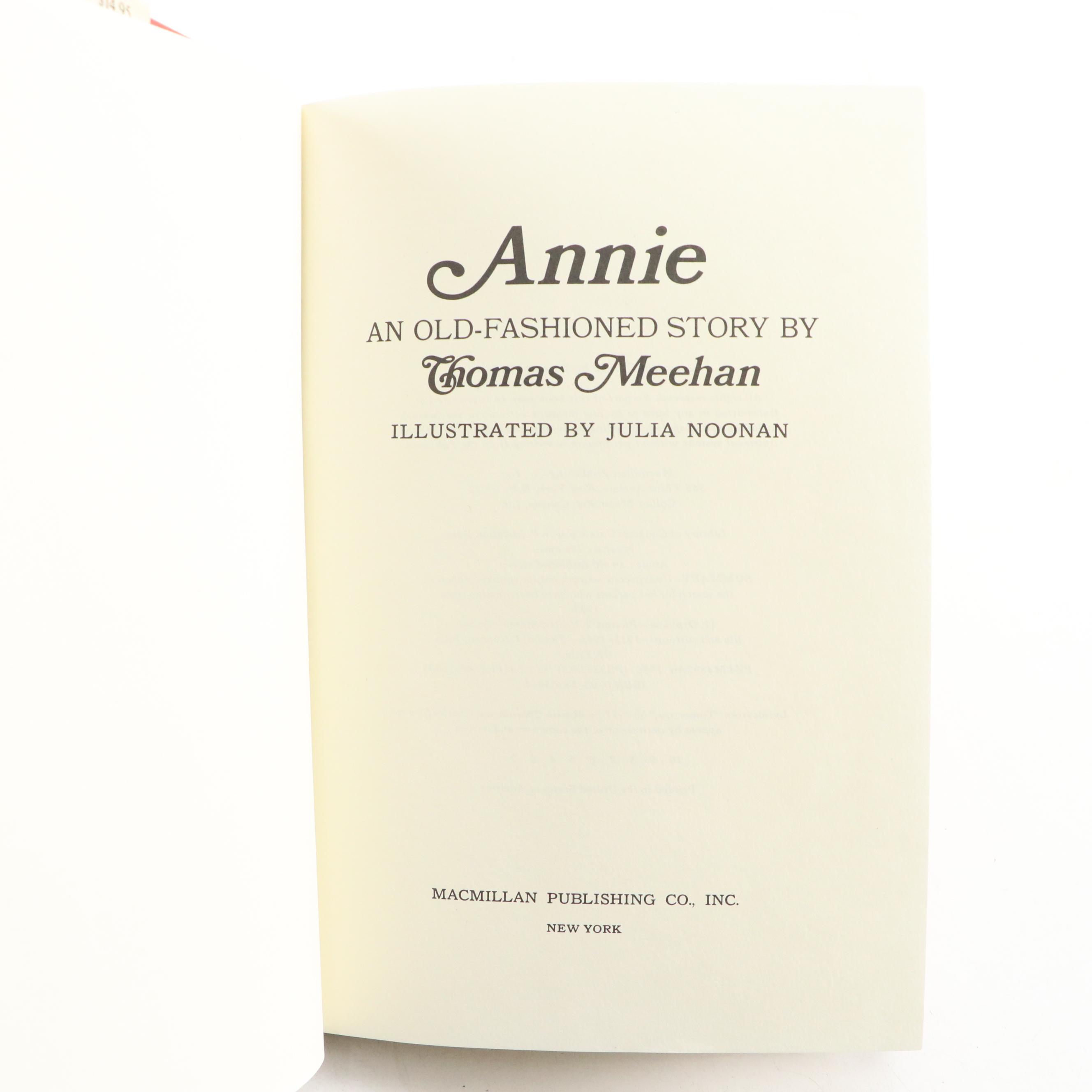 Knowles "Annie and Sandy" Plate with Other Little Orphan Annie Collectables