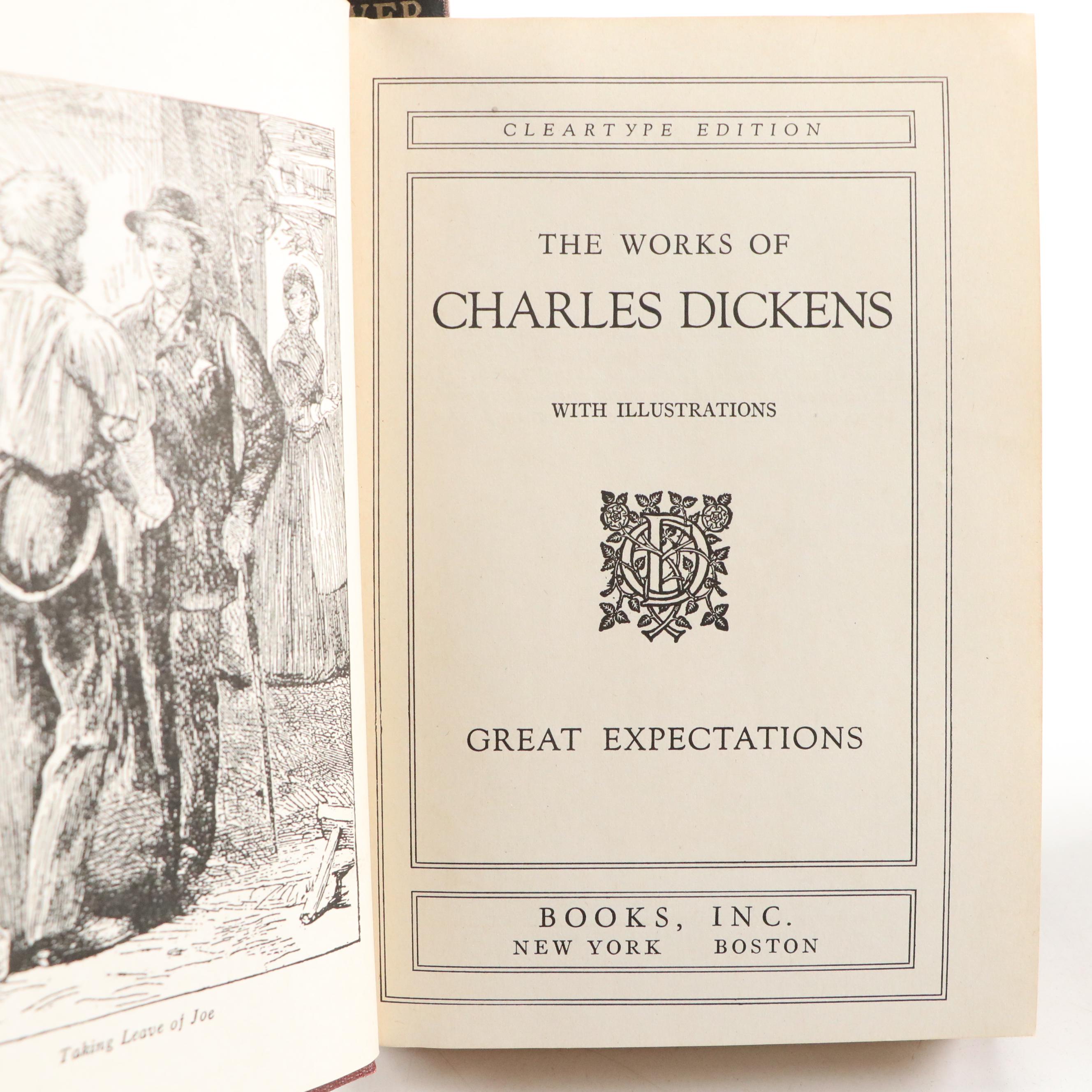 "The Works of Charles Dickens" Partial Set with More Literary Classics