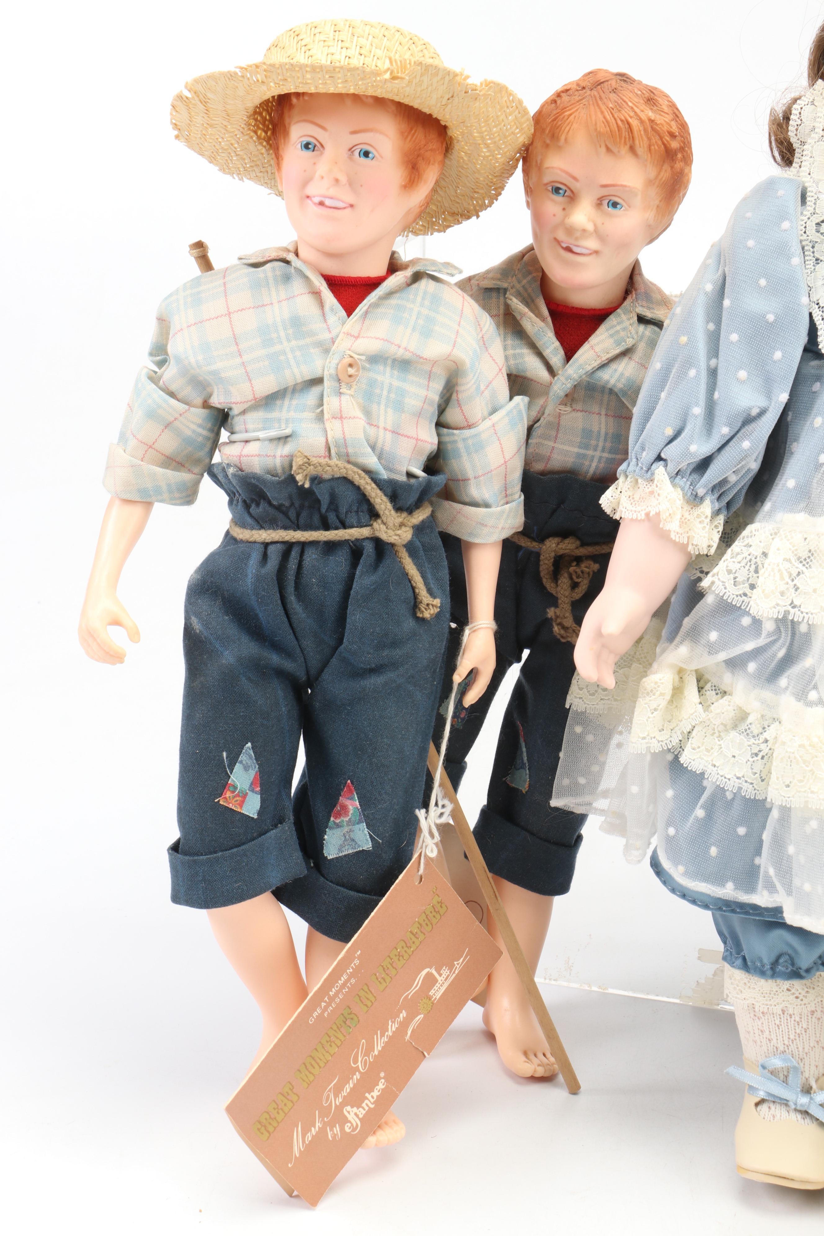 House of Lloyd "Grace Marie" Porcelain Doll with Seymour and More Dolls