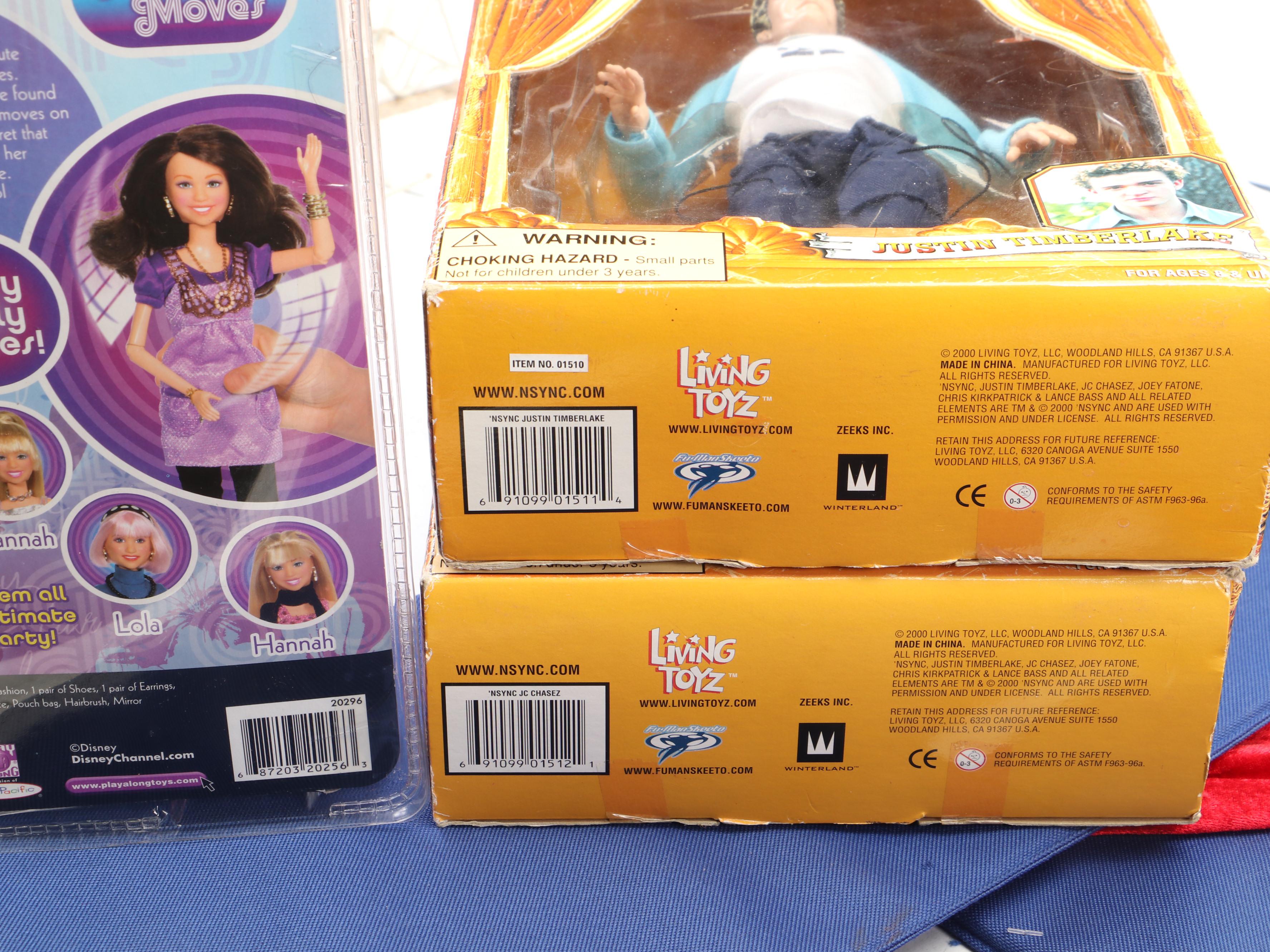 Living Toyz NSync Collectible Edition Plastic Marionettes and More